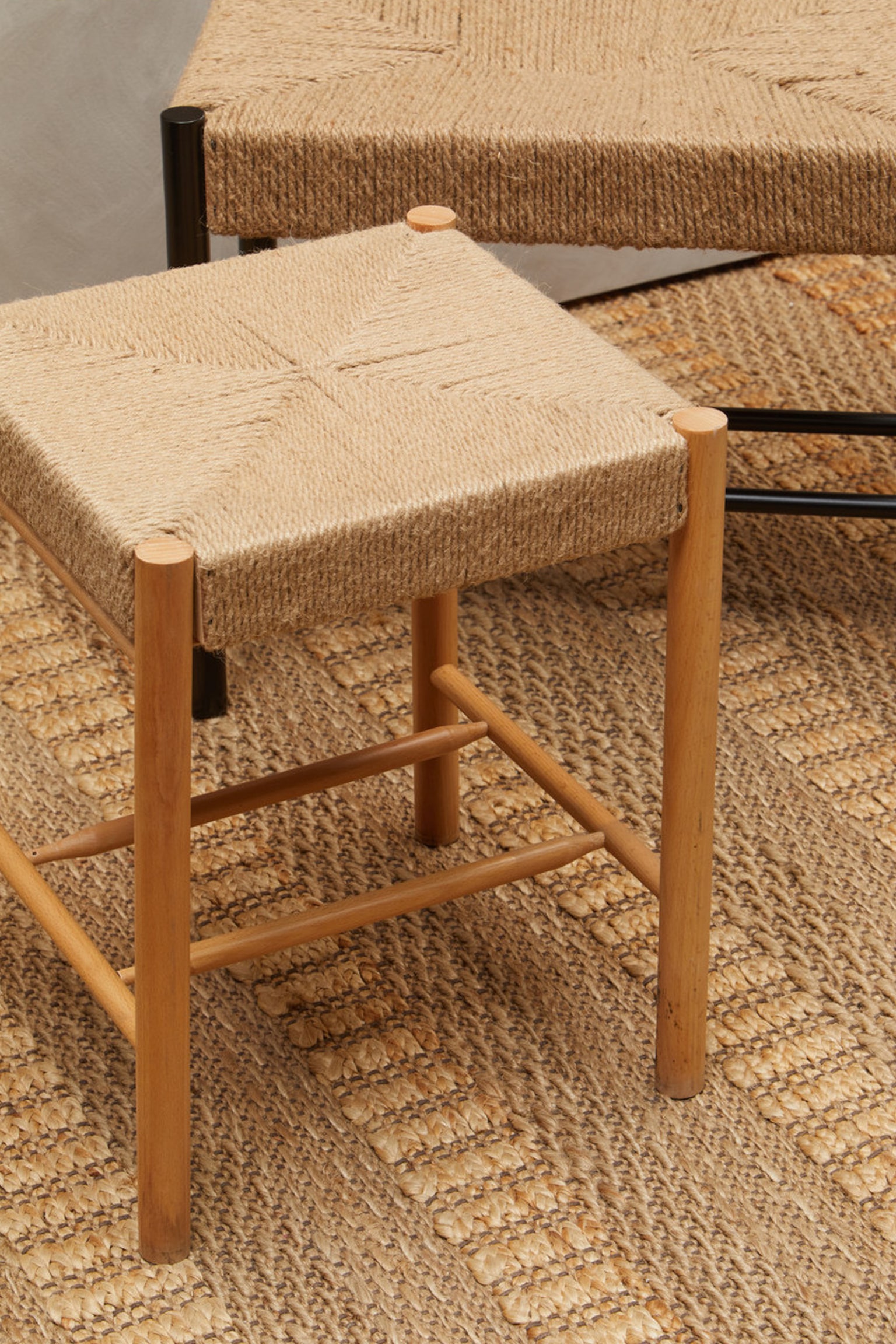 Bandar Stool - Natural - 2