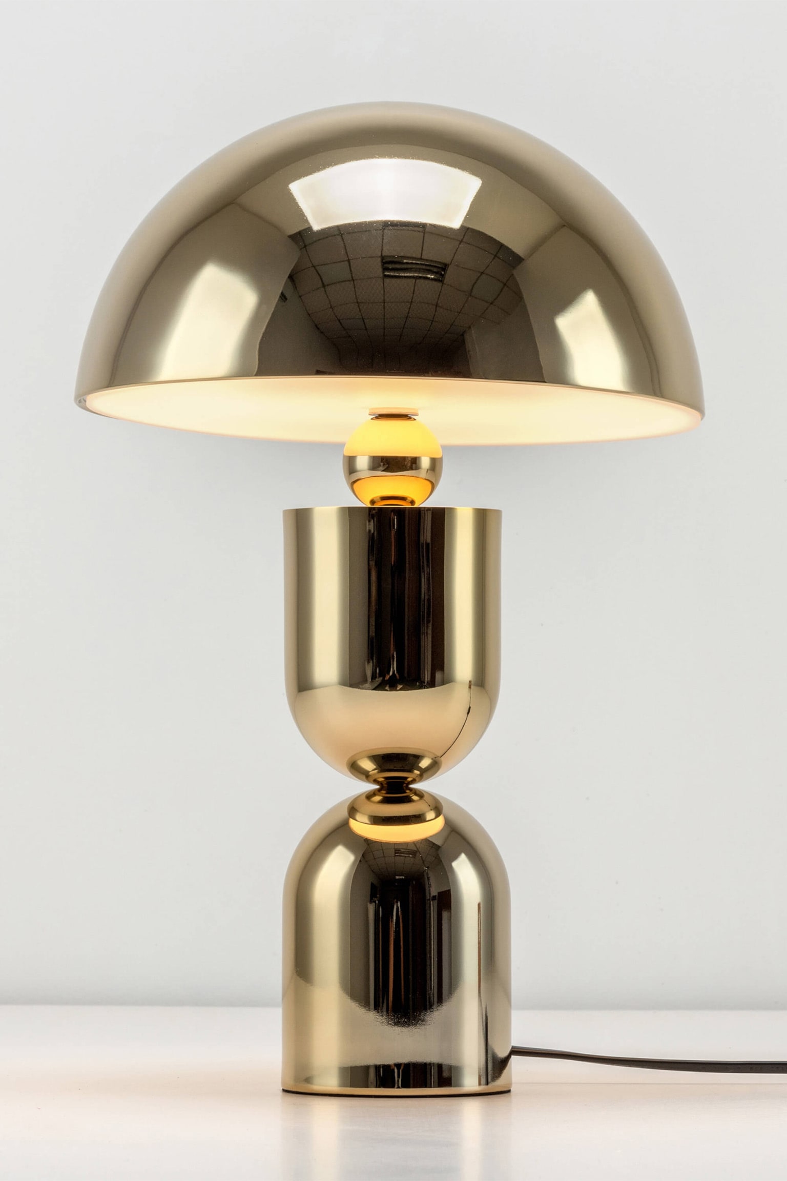 Mushroom Table Lamp - Brass - 6