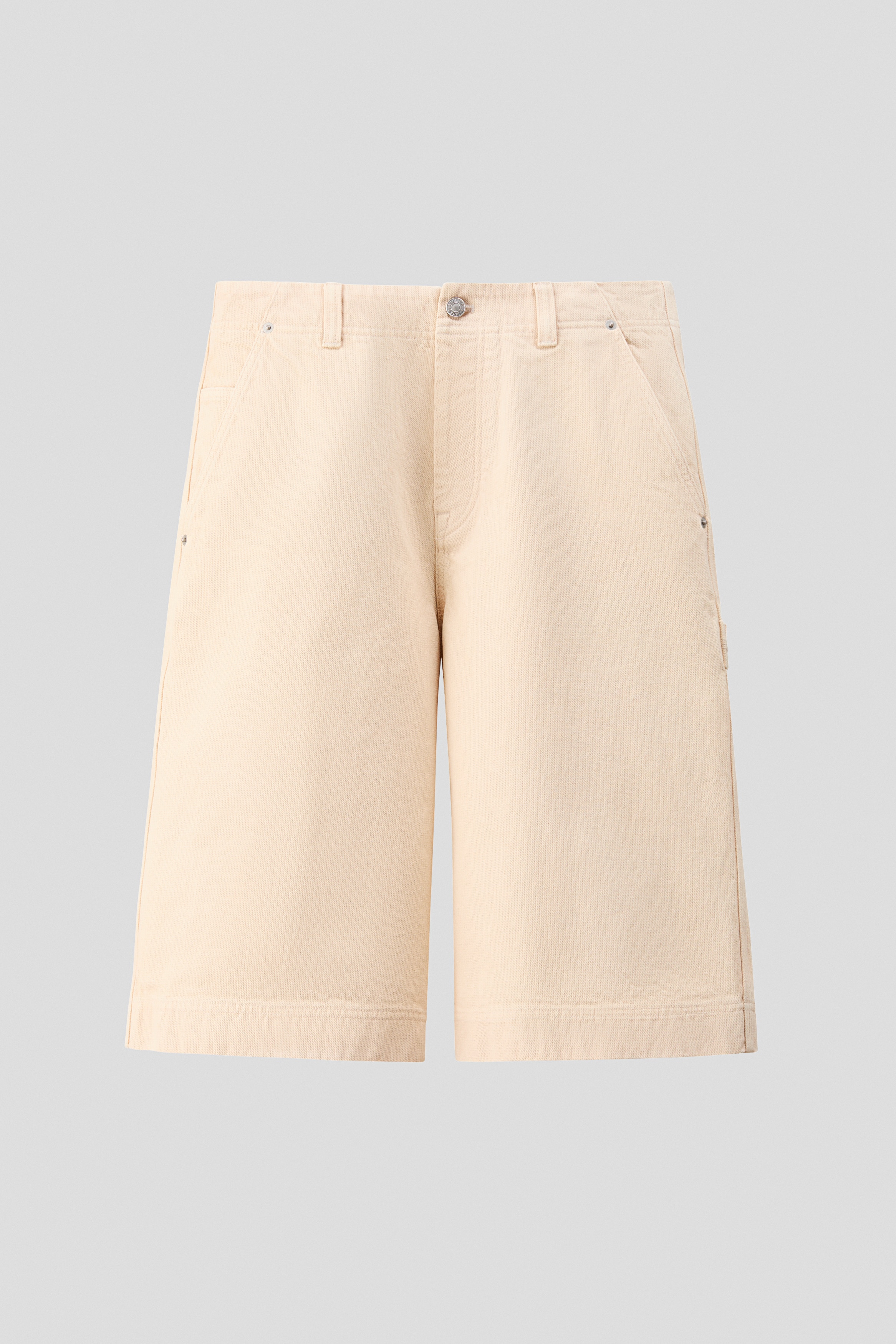 Shorts Carpenter Loose Fit - Beige chiaro