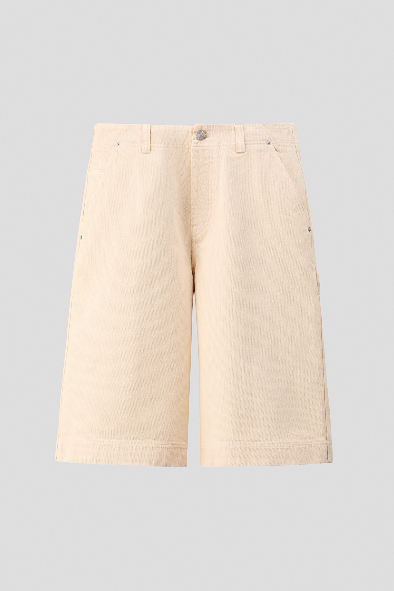 Loose Fit Carpenter shorts - Light beige - 1