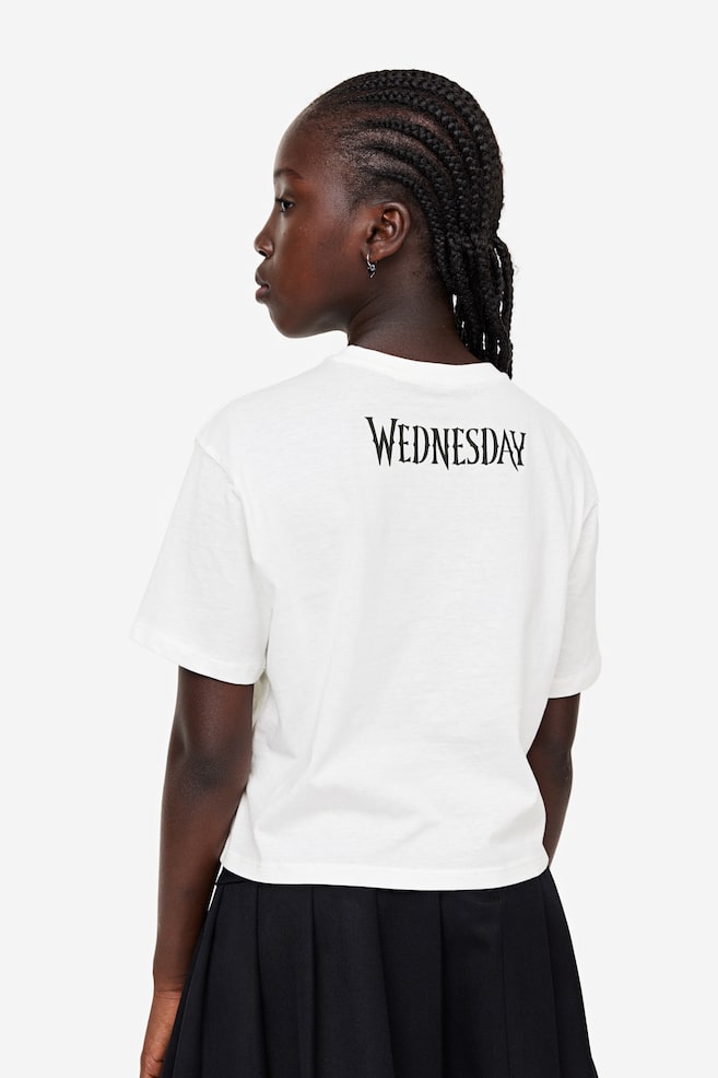 Oversized printed T-shirt - White/Wednesday/Black/Stranger Things/Purple/Stranger Things/Light blue/Stranger Things/dc/dc/dc - 3