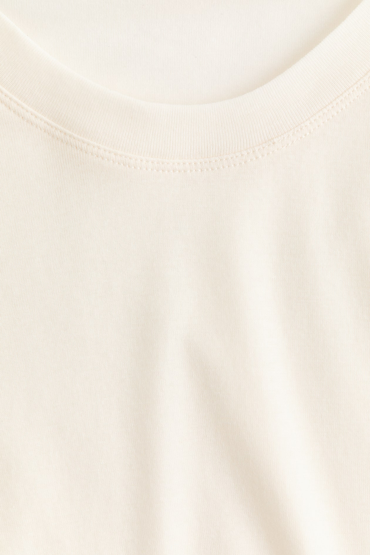 Scoop-neck pima cotton T-shirt - image 2