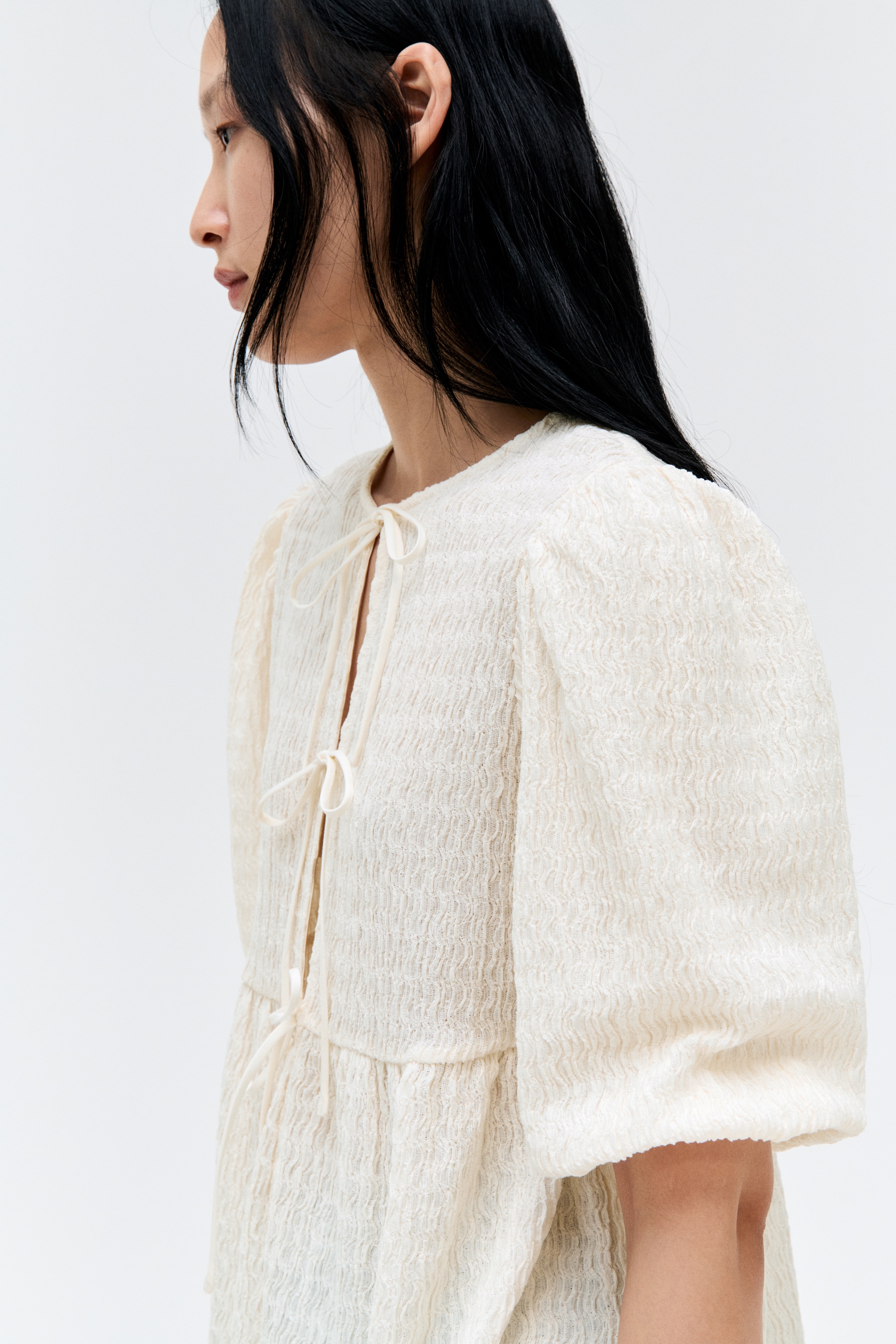 Puff Sleeve Tops | Mesh & Crop Puff Sleeve Tops | H&M CA