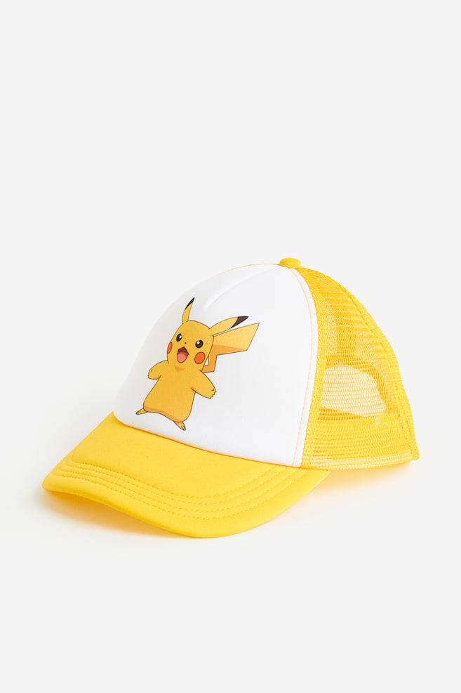 Kasket med tryk - Gul/Pikachu/Orange/Pokémon/Rustbrun/Encanto - 1