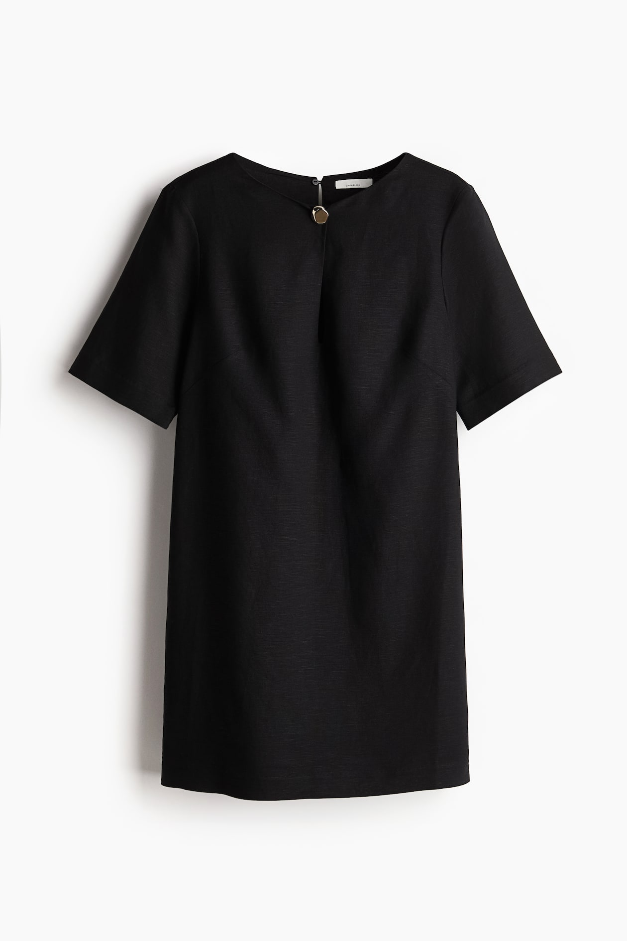 h&m black linen dress Wisteria Black Fringe Maxi Dress - L Size - Women's Dresses main image 0