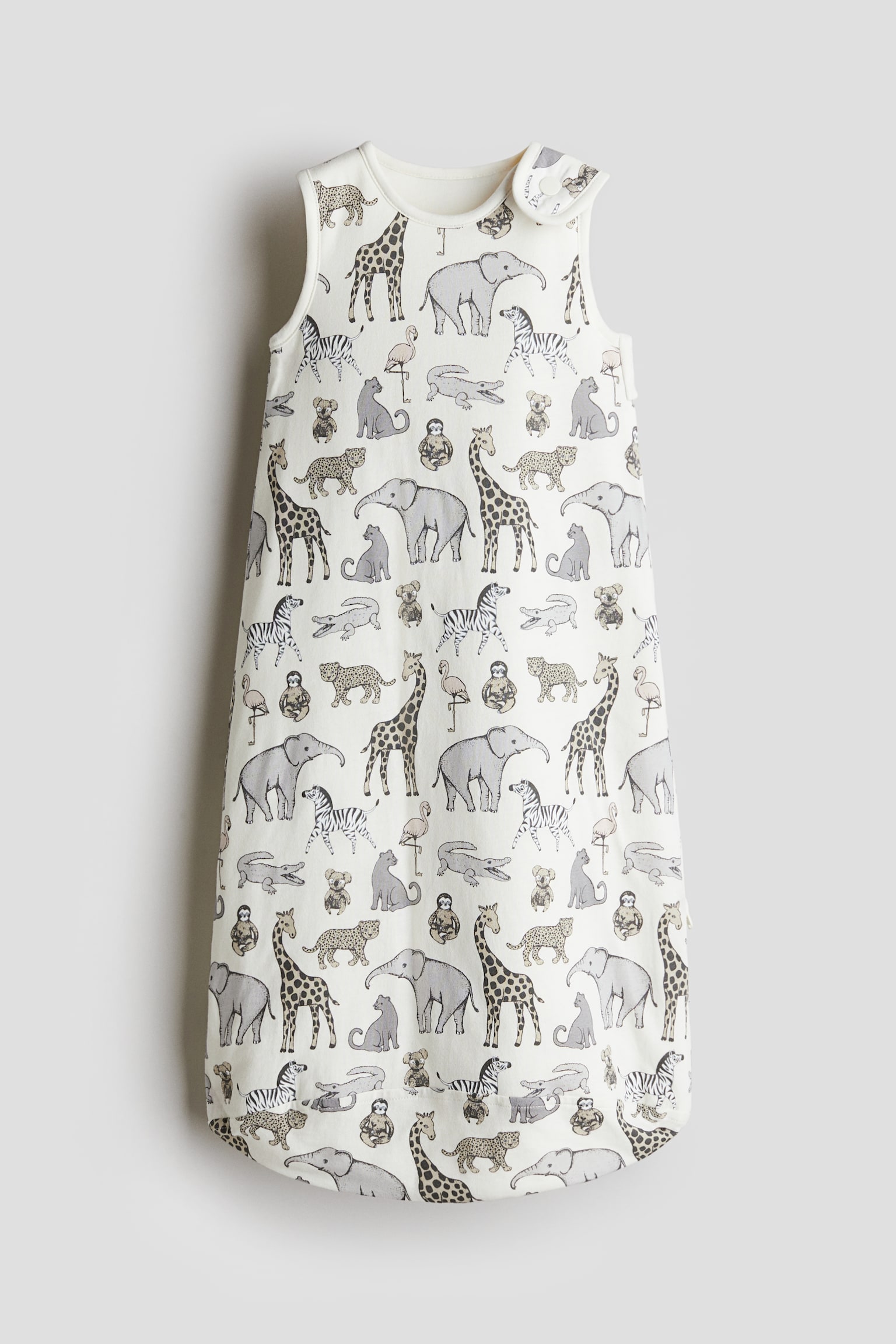 Printed sleep bag - White/Animals/Dark grey/Sweet Dreams/Light grey marl/Koala/White/Koalas/White/Floral/White/Giraffes/Light dusty pink/Hearts/White/Hot Air Balloons/Light pink/Floral/Light blue/Animals/White/Animals - 1