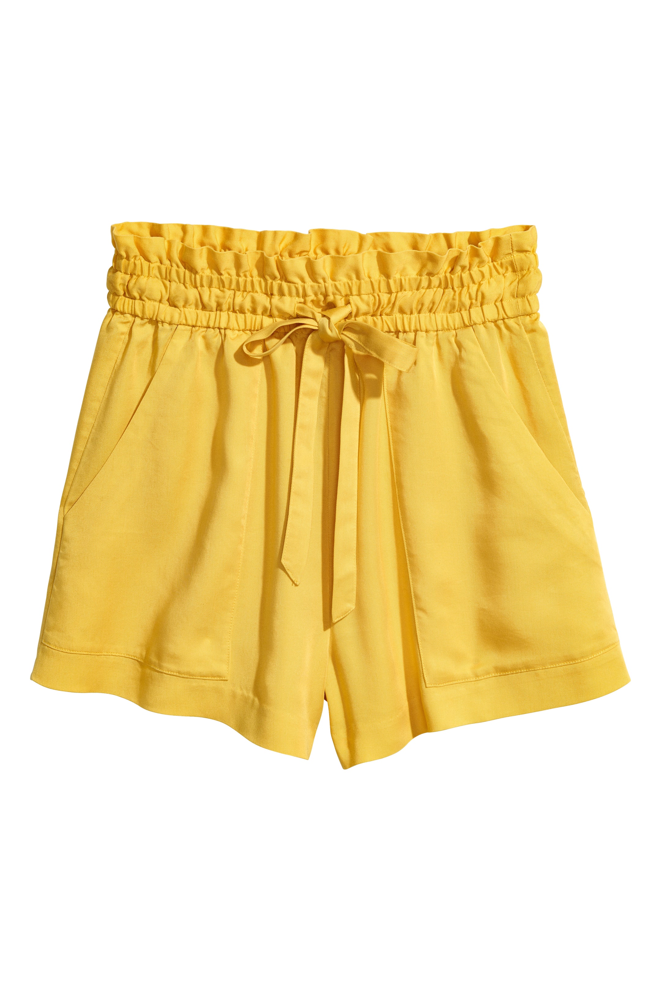 Agrandir l'image: Short en lyocell - Jaune - FEMME | H&M FR 1