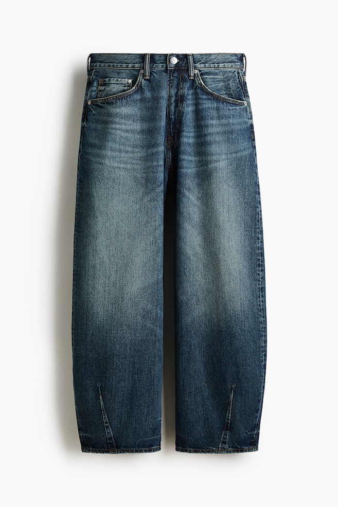Baggy Barrel Jeans - Denimblau/Ausgewaschenes Denimblau/Denimschwarz - 1