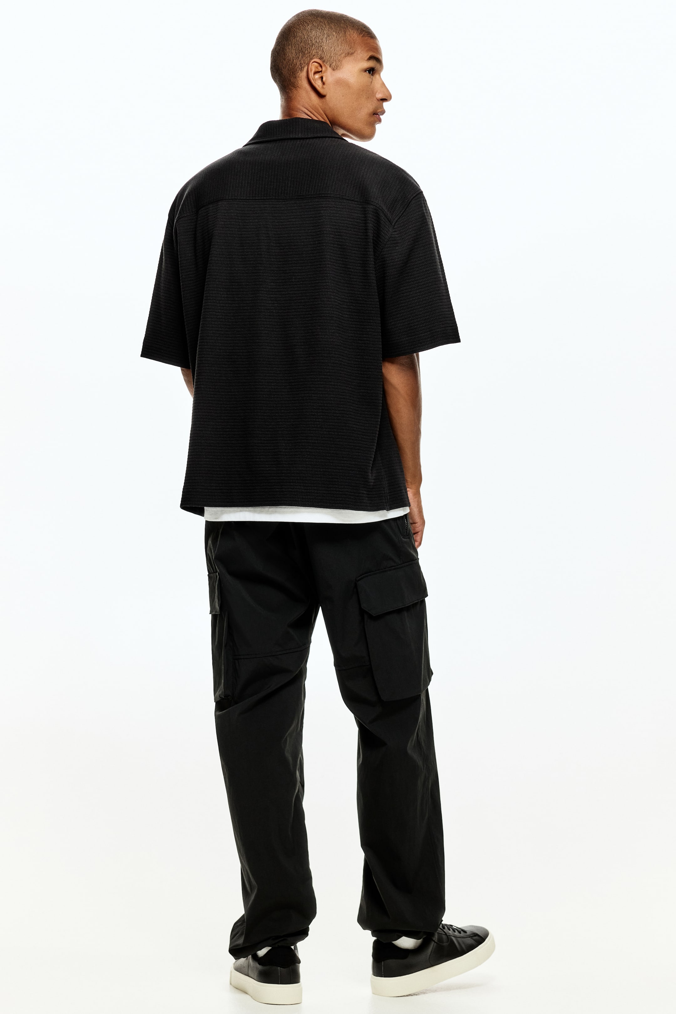 View larger image: Loose-Fit Shirt - Dark gray - Men | H&M US 3