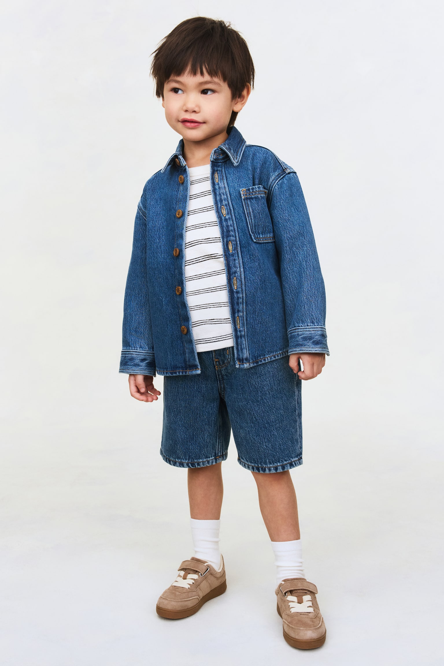 Denim overshirt - Denim blue - 5
