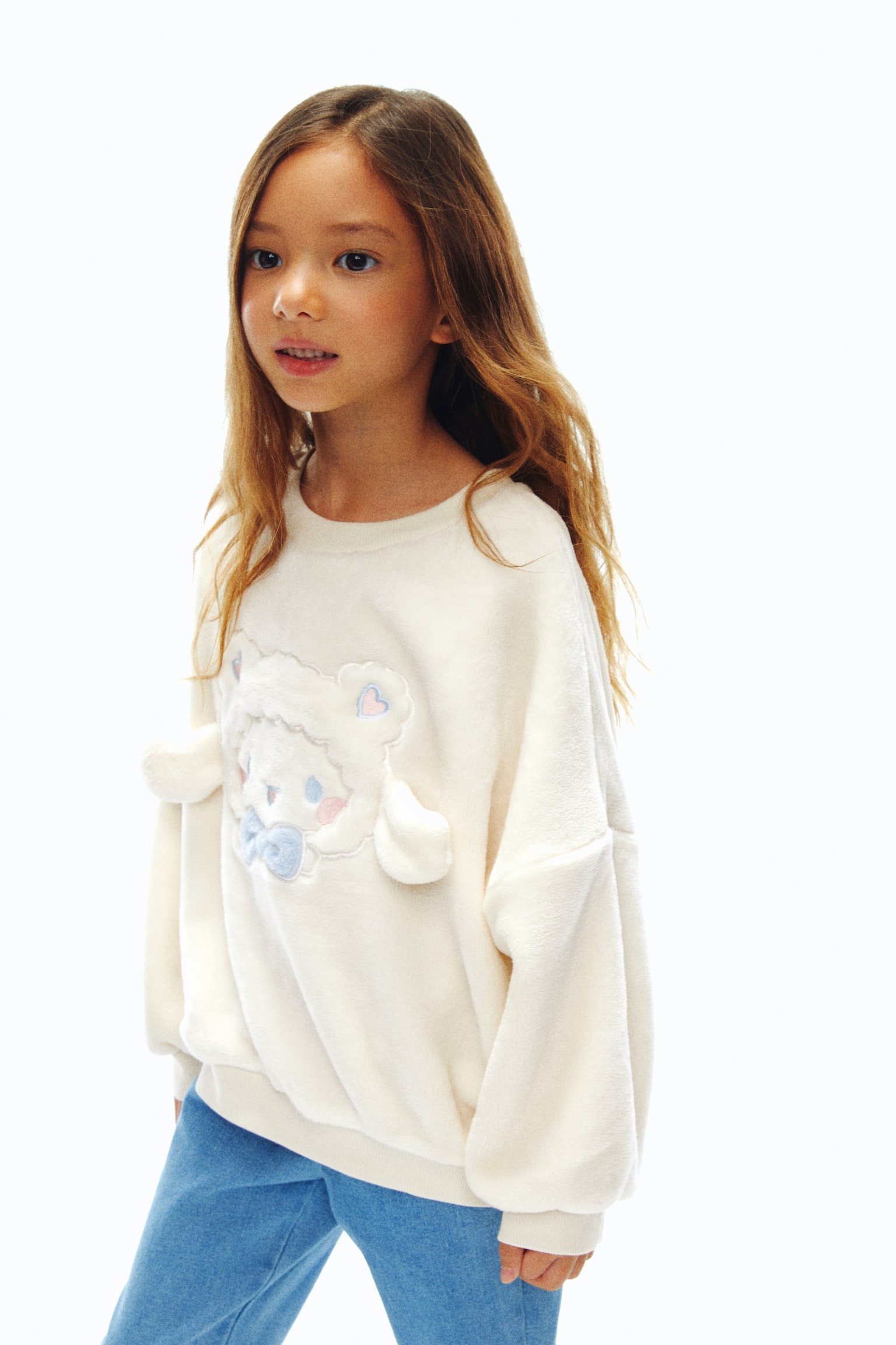 ディテールデザイン ボアトップス - ホワイト／シナモロール/ライトパープル／クロミ - 4