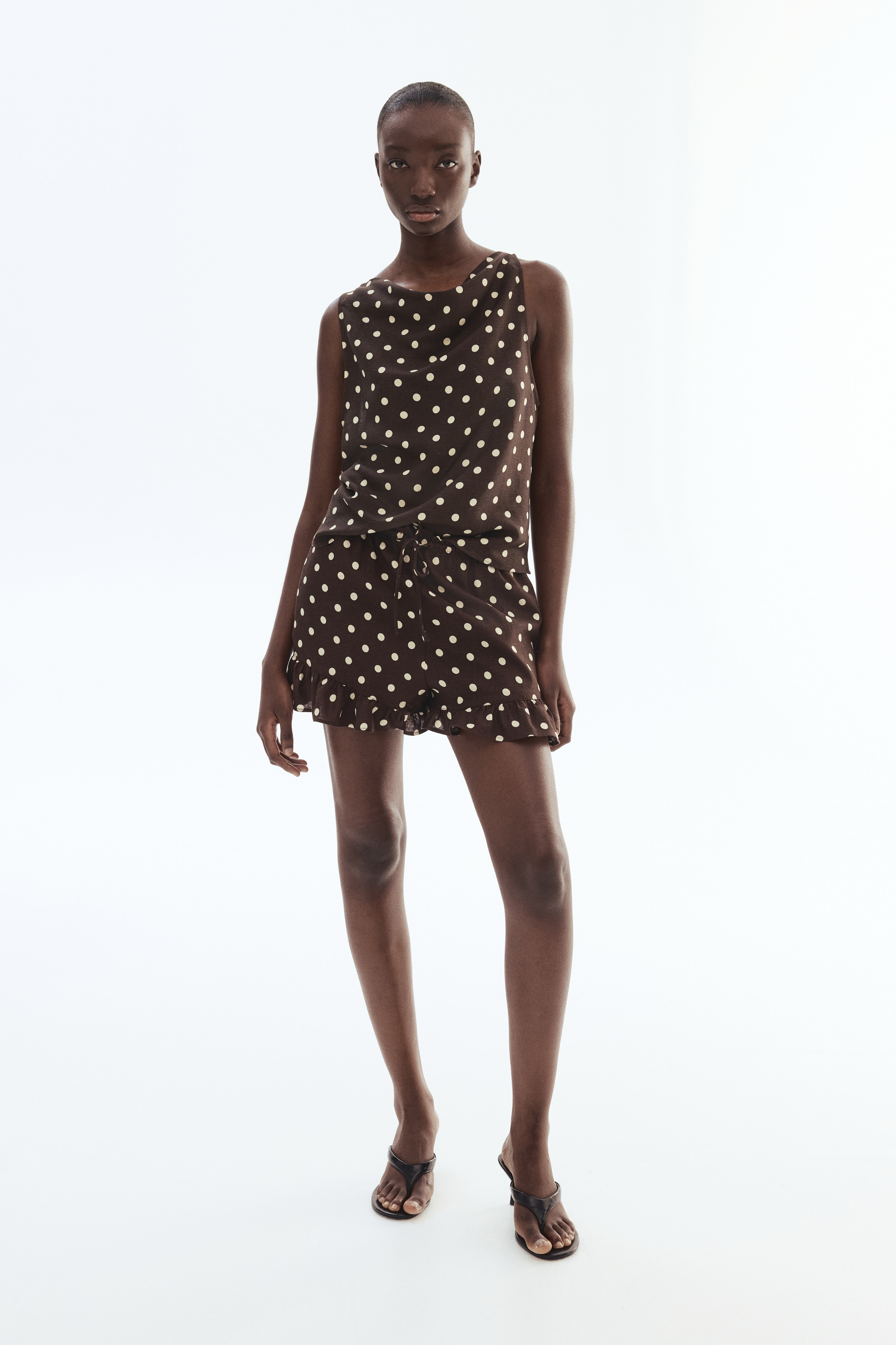 Linen-Blend Drawstring Shorts from H&M - $29.99