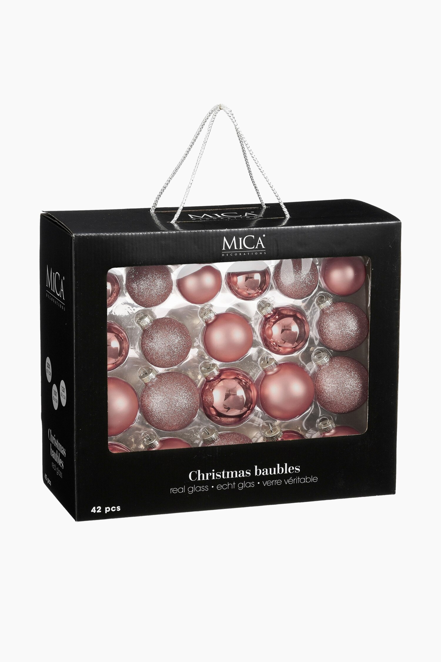Mica Decorations - Adornos De Cristal - Rosa