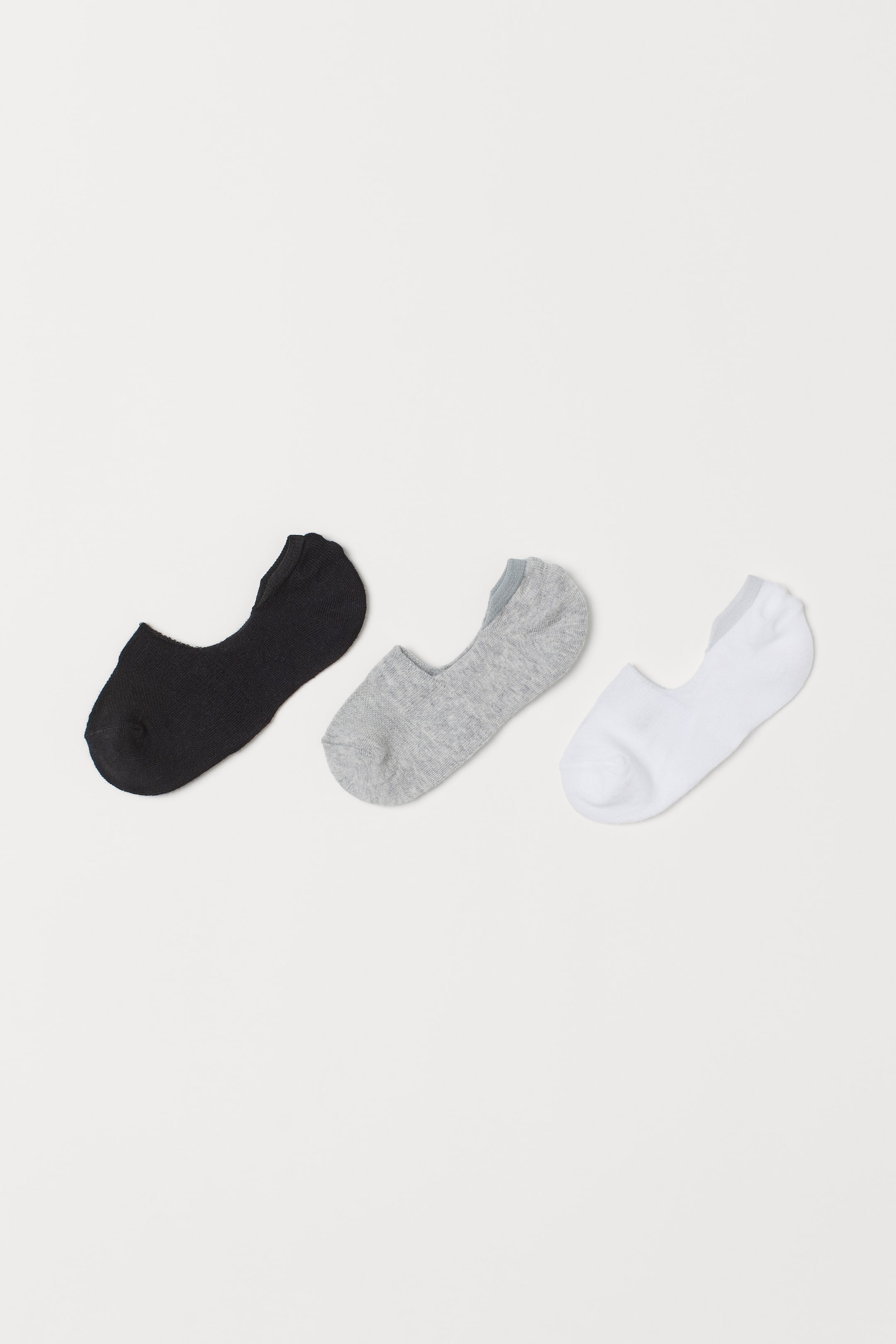 View larger image: 3-pack sports socks - White/Grey/Black - Kids | H&M IE 1