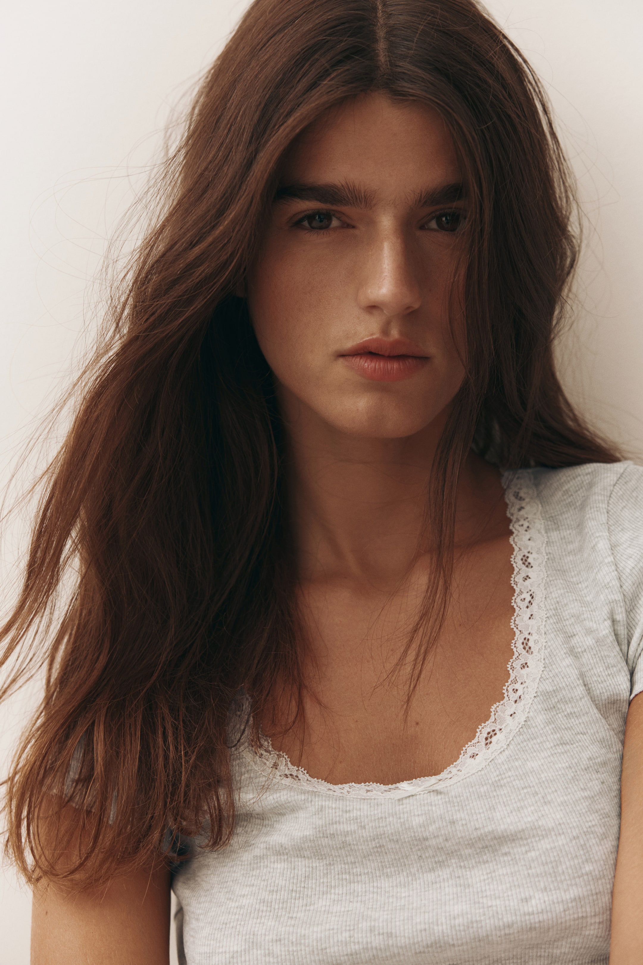 Zobraziť väčší obrázok: Rebrované pyžamo - Svetlosivá melírovaná - ŽENY | H&M SK 2