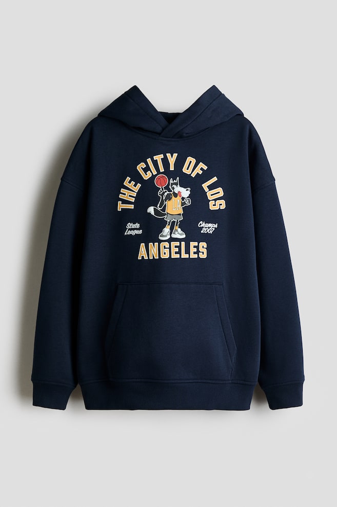 Hoodie - Bleu marine/Los Angeles/Marron/Originals - 1