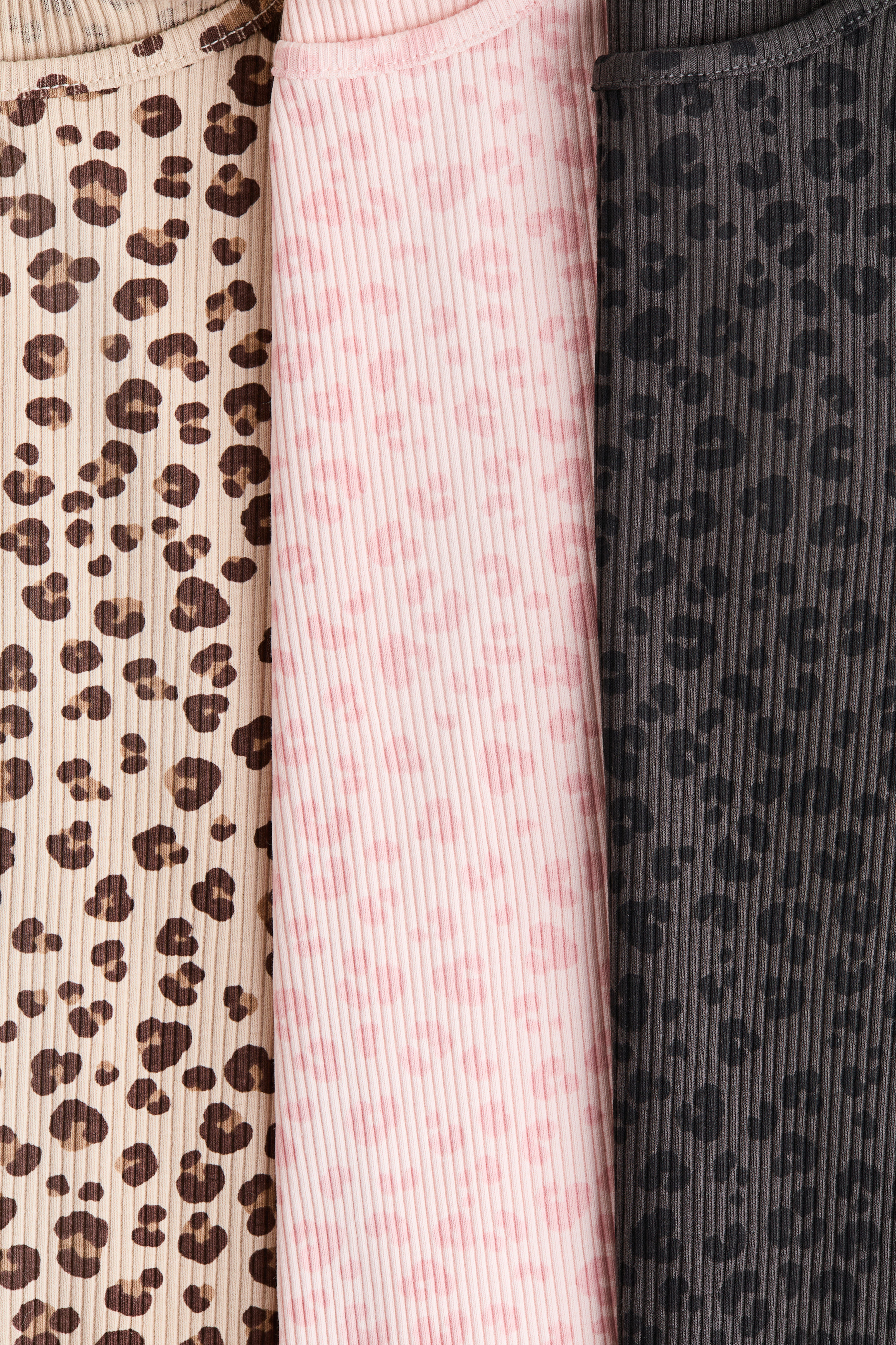 3-Pack Ribbed Jersey Tops