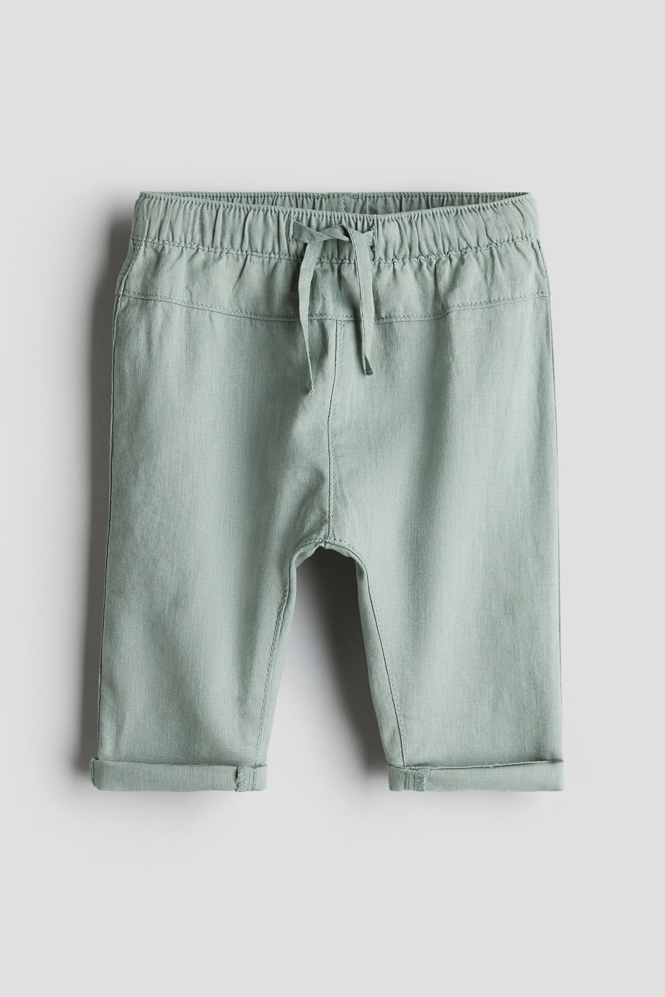 Linen-blend Pants