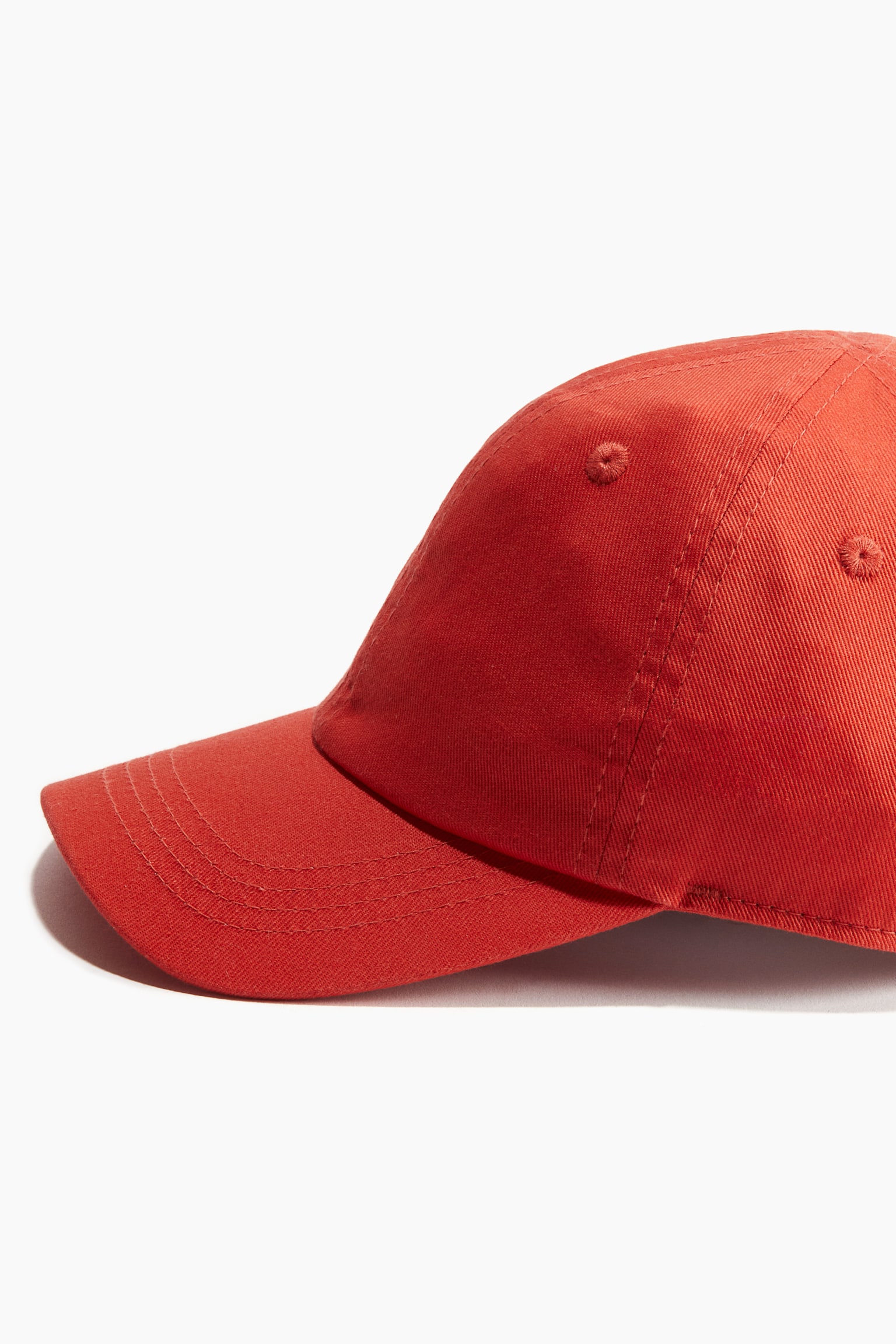 Twill cap - Red/Navy blue - 2