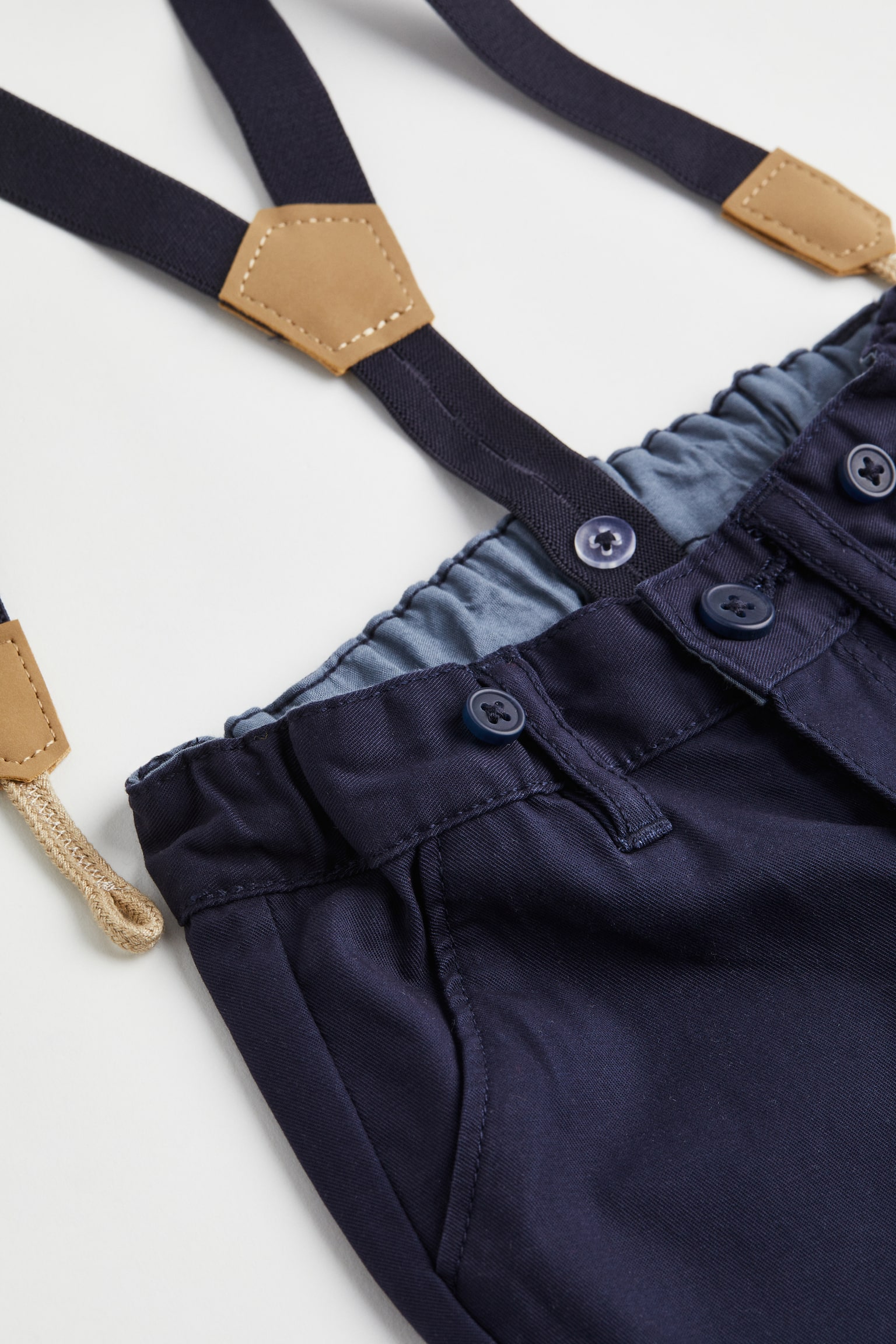 Shirt & Chinos - Dark blue/White - 3