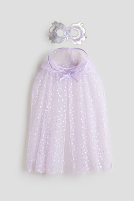 2-delat maskeradset med cape