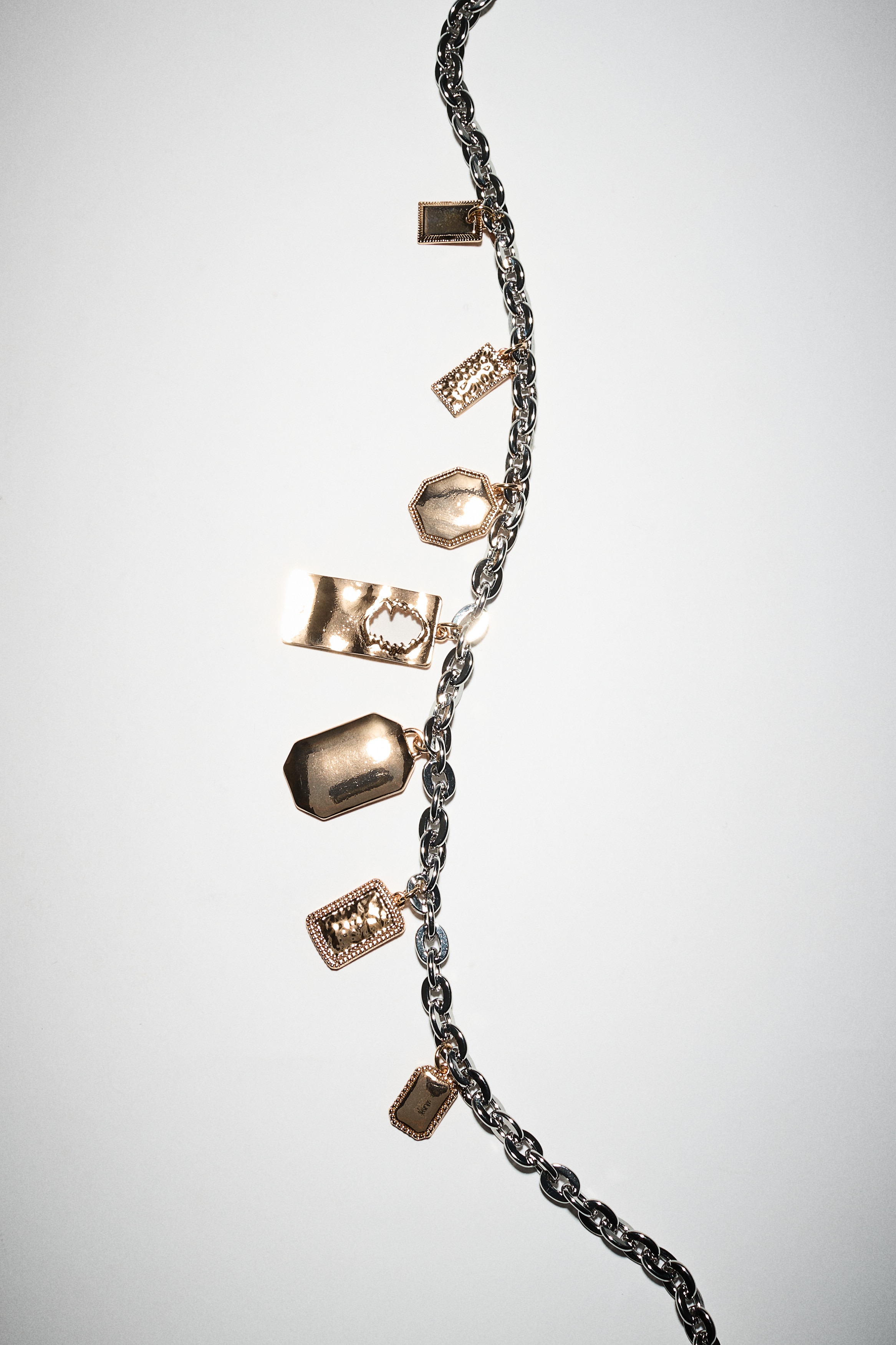 チャームネックレス - ゴールドカラー／シルバーカラー - レディース