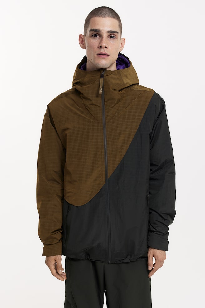 StormMove™ 2.5-layer shell jacket - Dark khaki green/Dark green - 1
