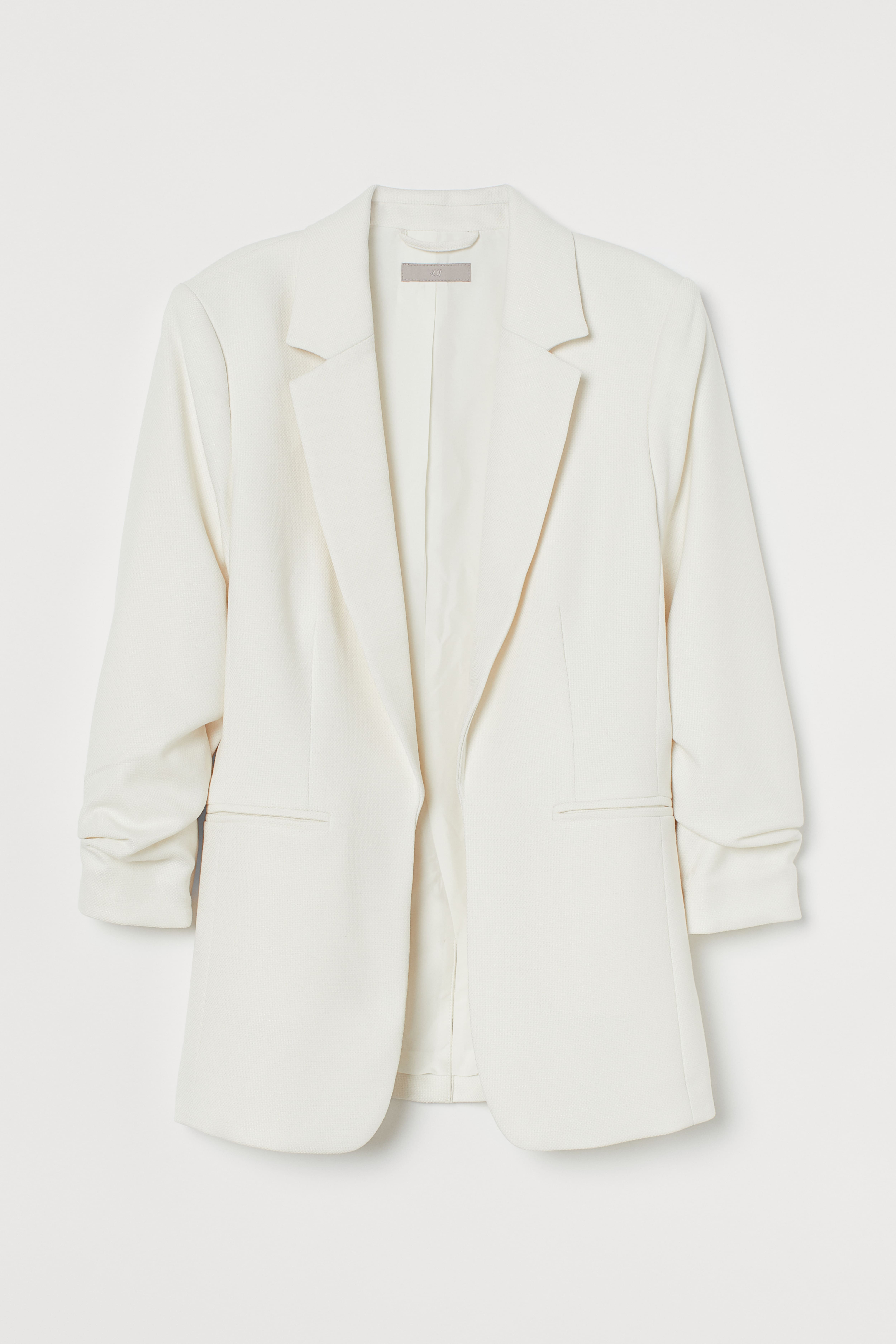 H&m ruched sleeve blazer best sale