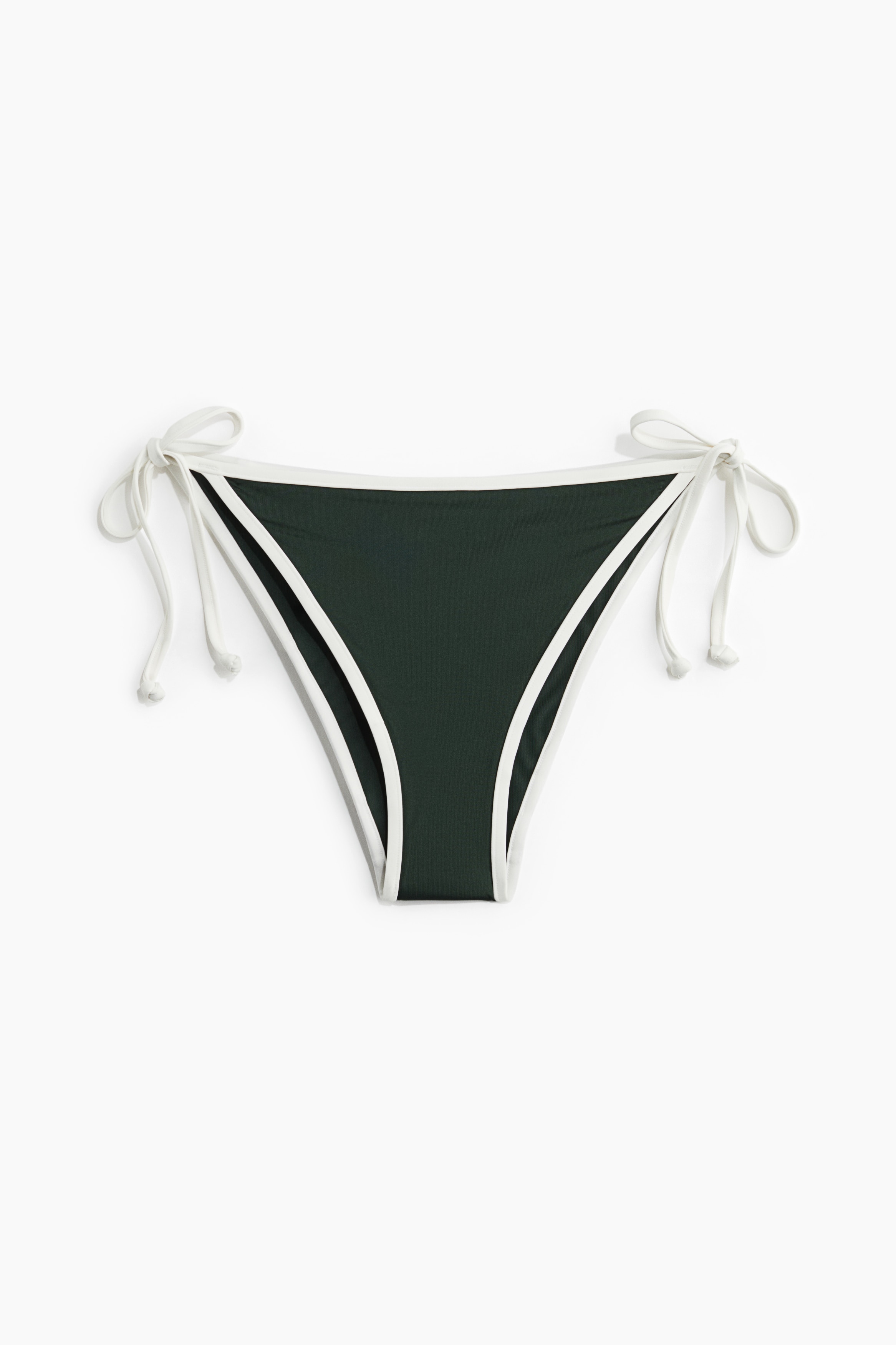 Bragas de bikini con lazos - Verde oscuro/Verde lima