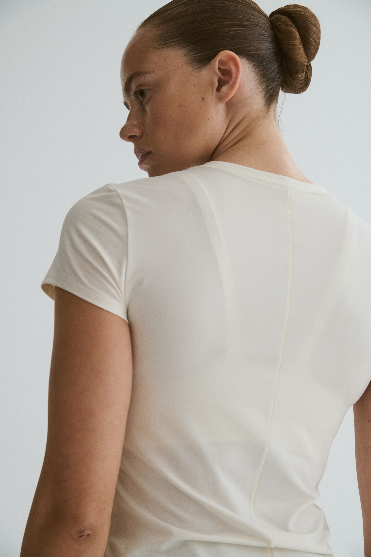 Sports top with DryMove™ - Ivory/Dark fuchsia/Dark grey/Pink/Moss green/Dark beige/Light burgundy - 3