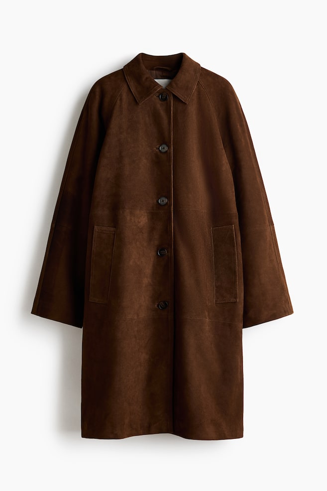 Suède carcoat - Donkerbruin - 1