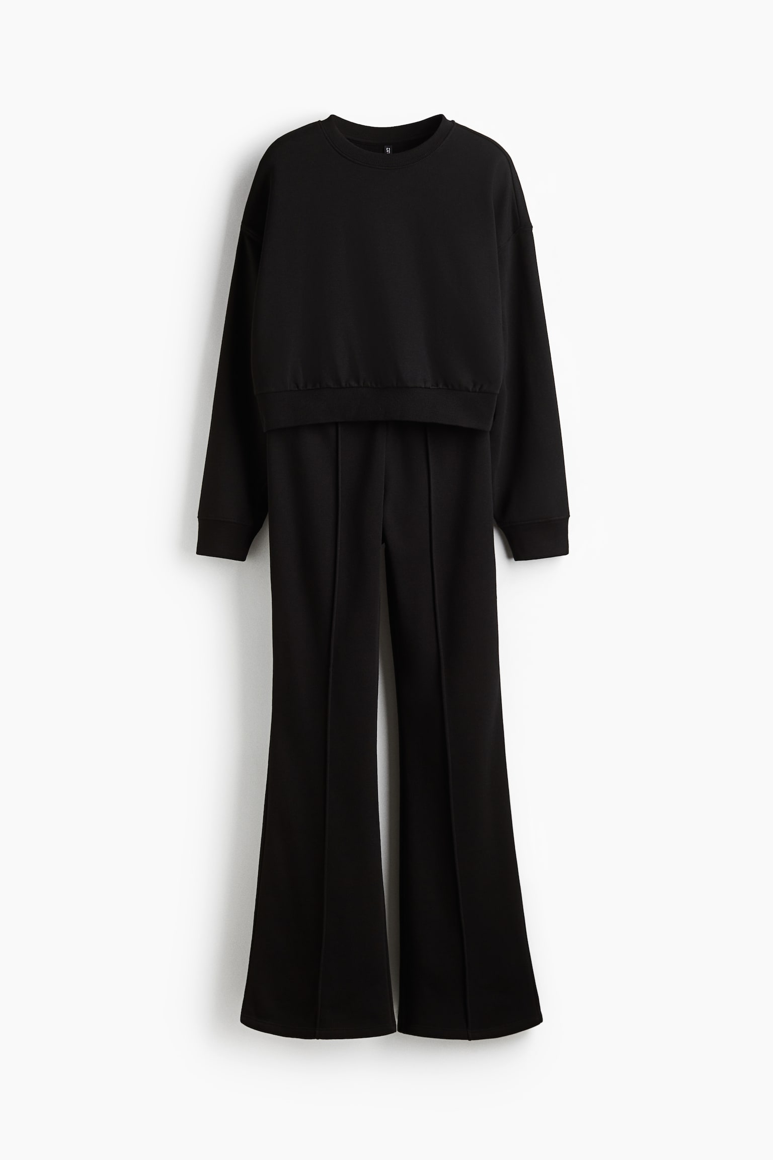 Комплект H&M 2-Piece Sweatshirt and Joggers Set, цвет: Чёрный — фото 1