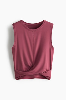 Träningstopp med vriden detalj Slim Fit