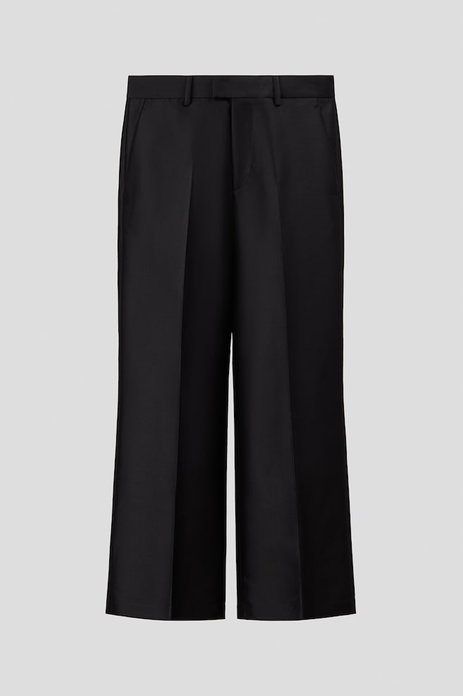 Loose Fit Tailored trousers - Black - 1