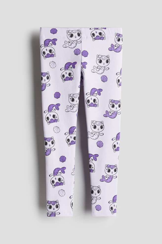 Legging en jersey - Violet clair/Gabby/Rouge/Hello Kitty/Rose clair/Minnie - 1
