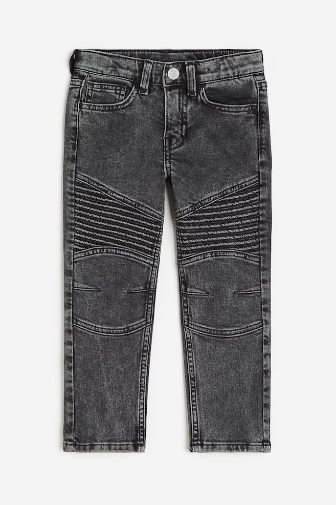 Slim Fit Jeans - Dark grey/Denim blue - 1
