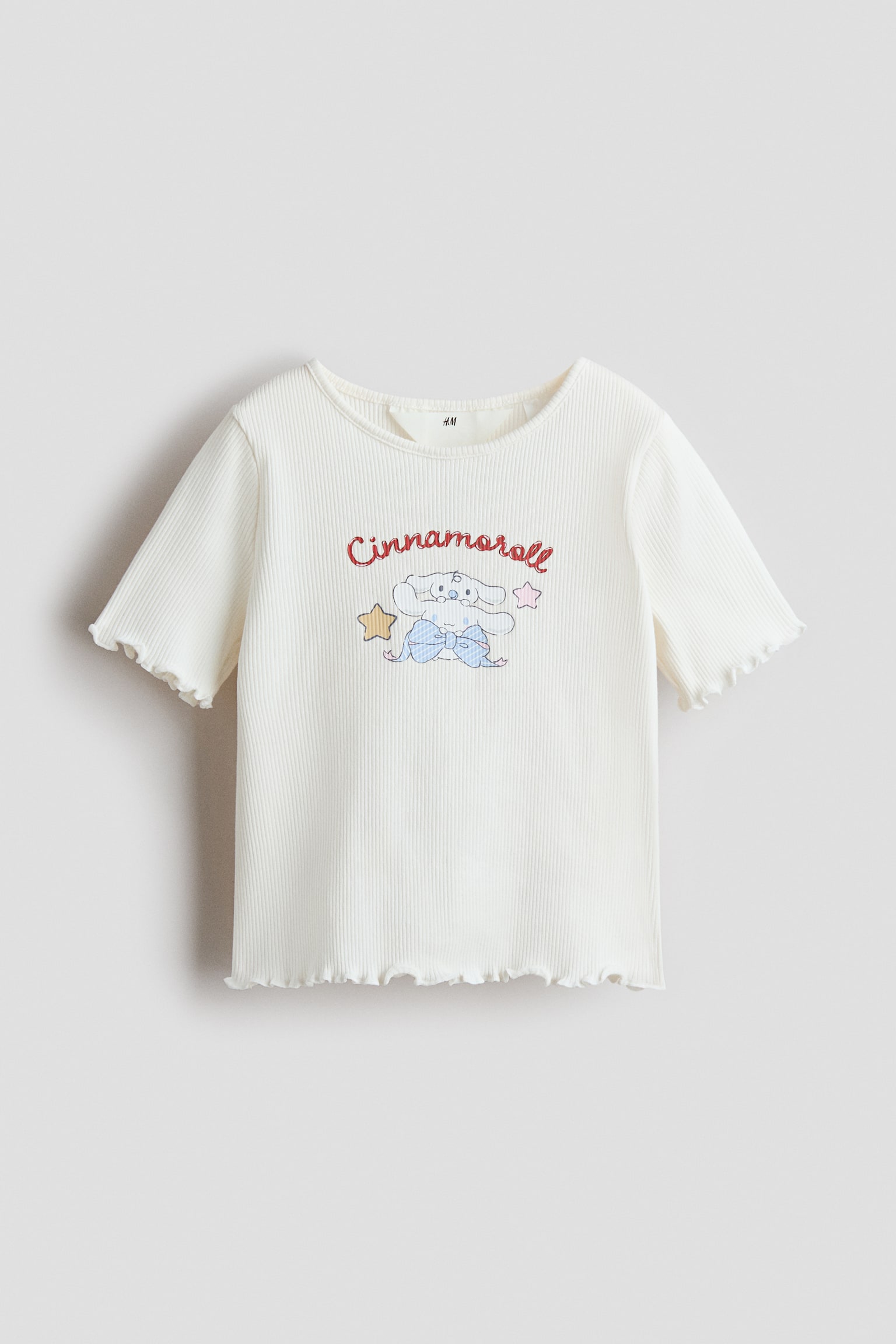 Printed T-shirt - Cream/Cinnamoroll/Light blue/Cinnamoroll/Navy blue/Hello Kitty - 1