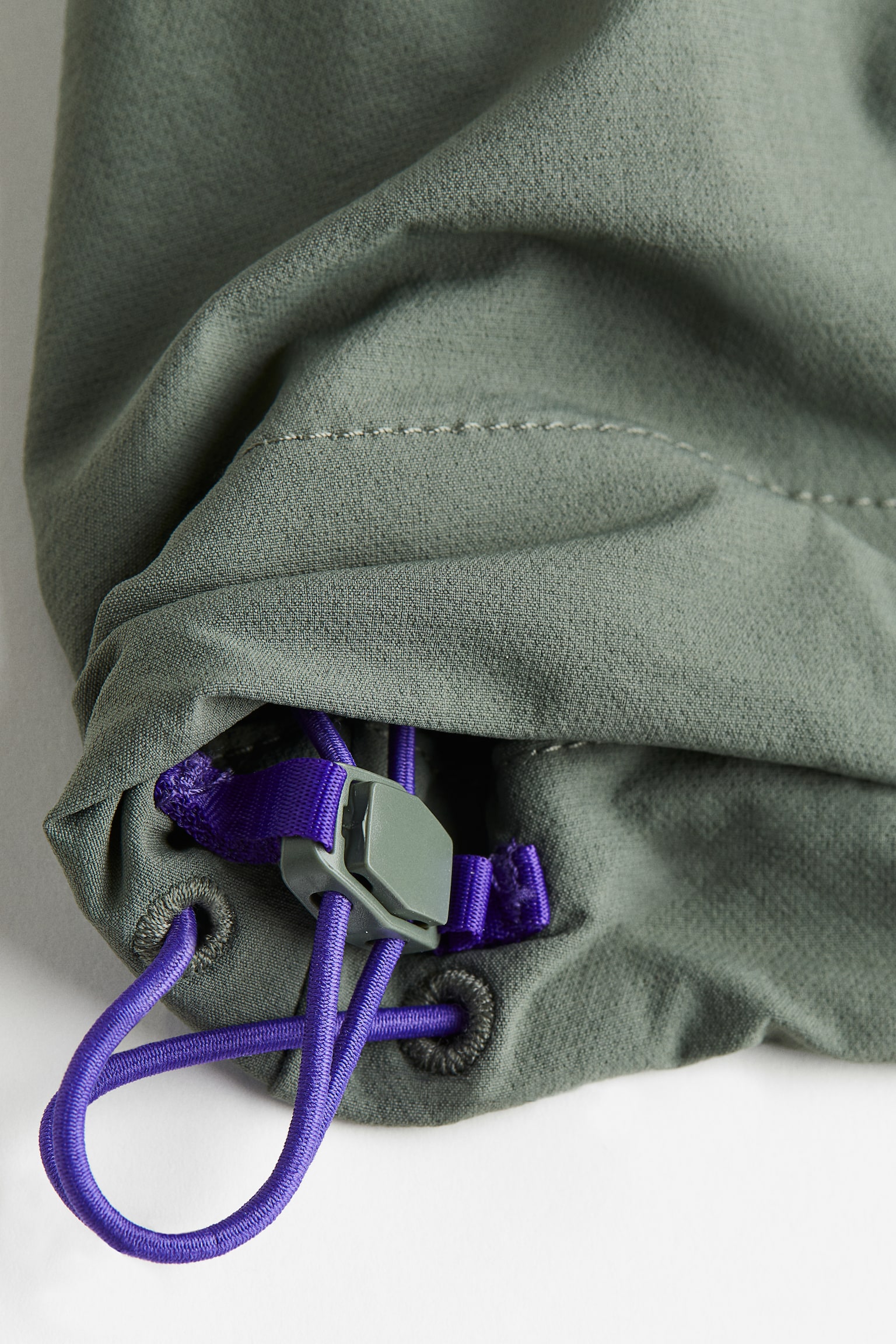 Outdoor Parachute Pants - Dark khaki green - 3