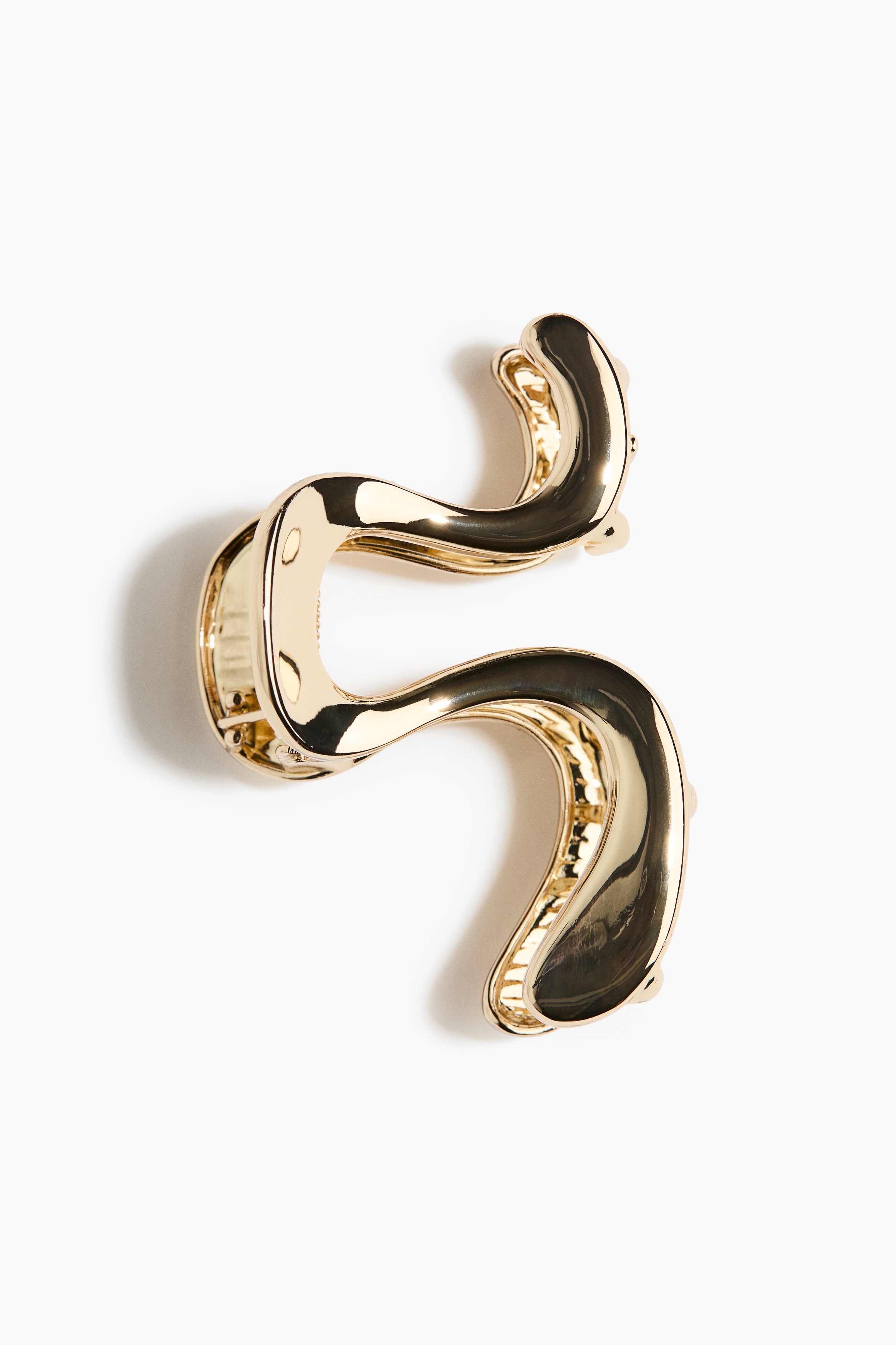 Hårklämma i metall - Guld