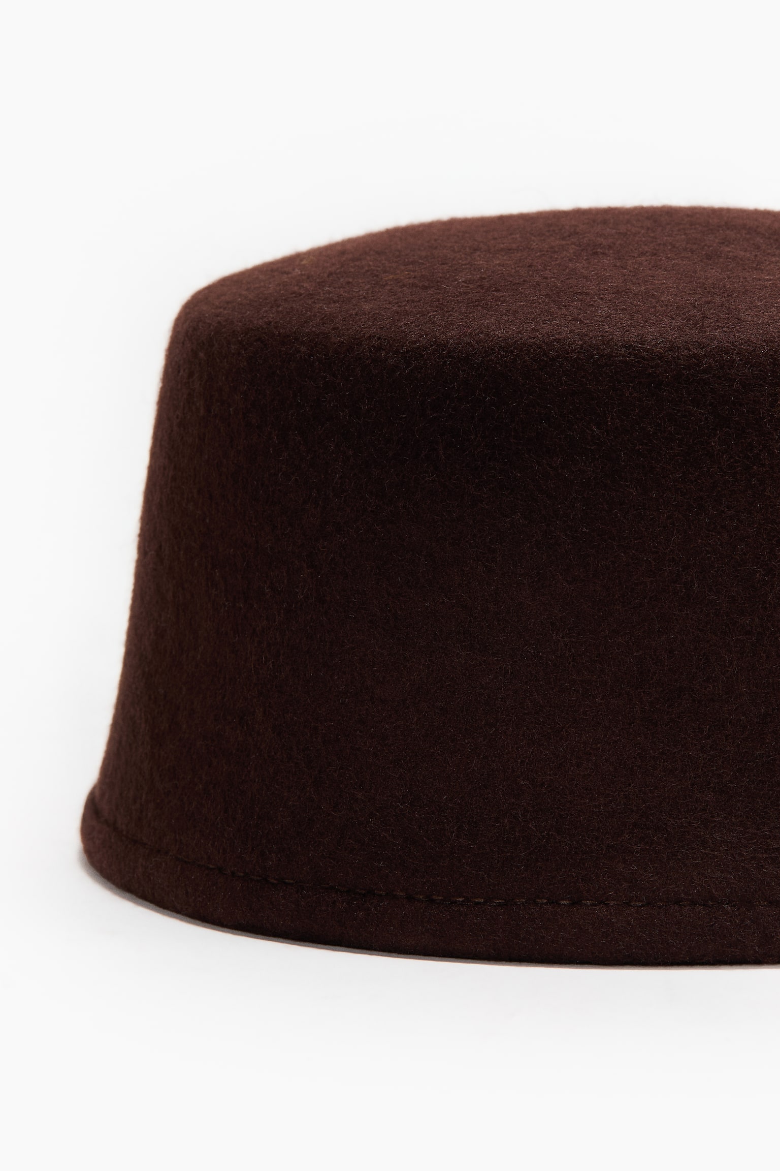 Wool hat - Dark brown/Black - 5
