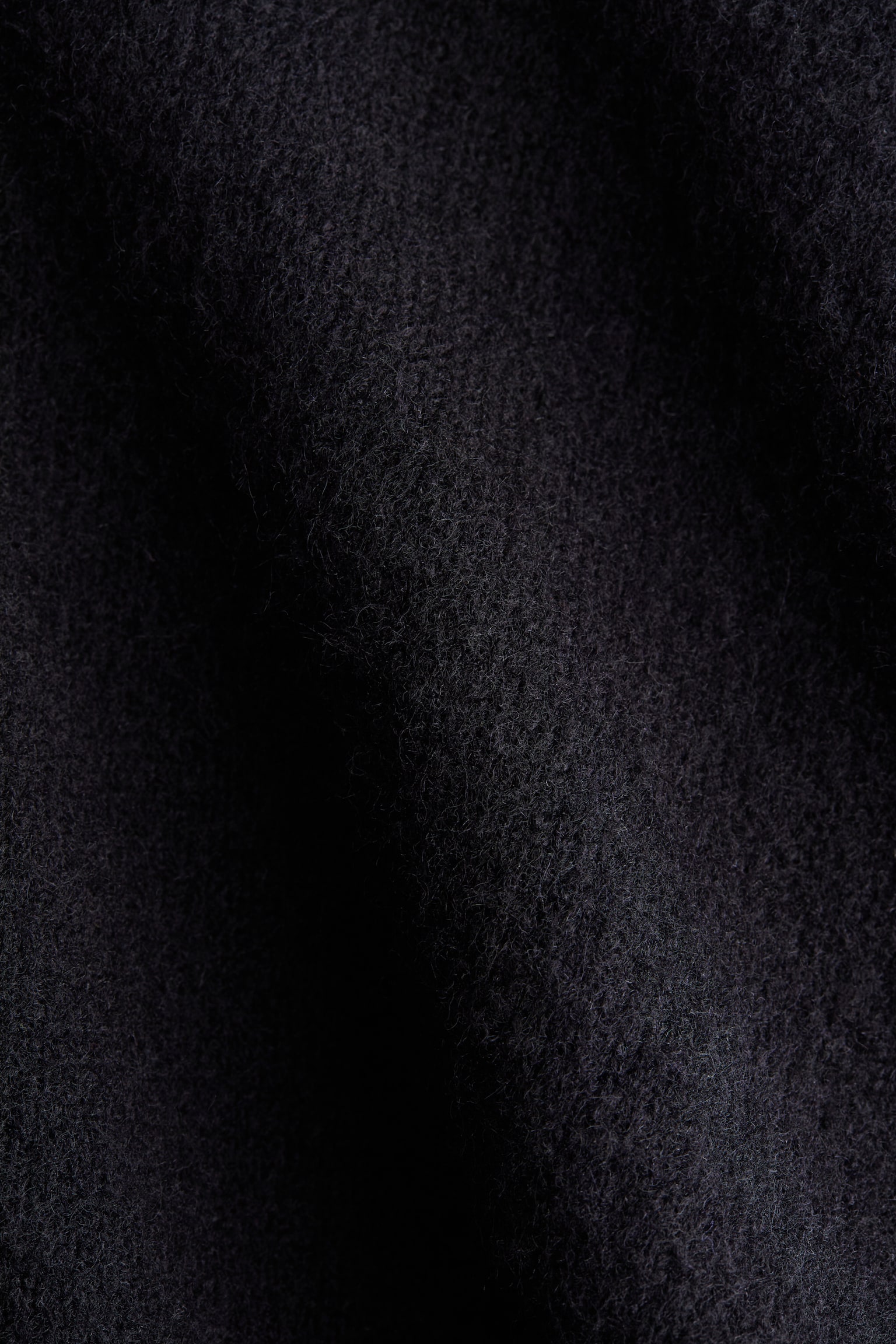 칼라 가디건 - 블랙/화이트 - 7