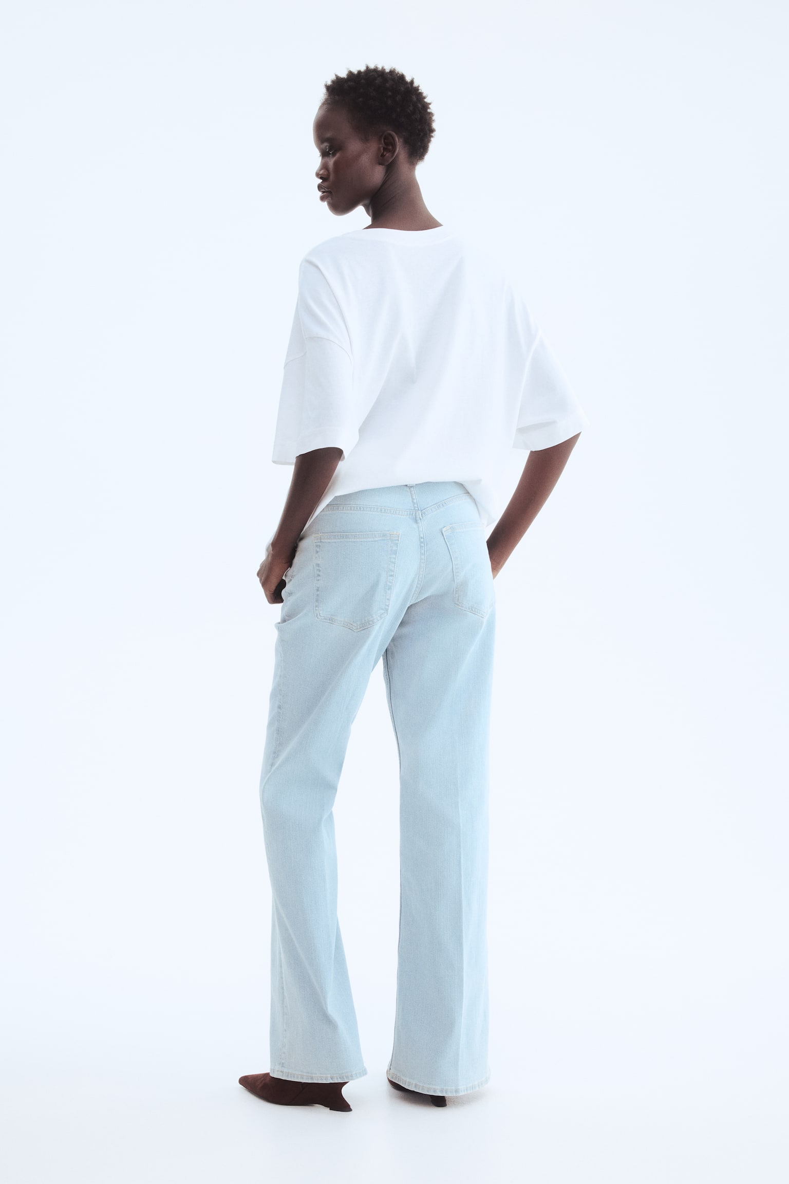 Flared High Jeans - Light denim blue/White/Denim blue/Light denim blue/Dark denim blue/Dark denim blue/Denim blue/Dark grey/Denim blue/Denim blue/Denim blue - 3