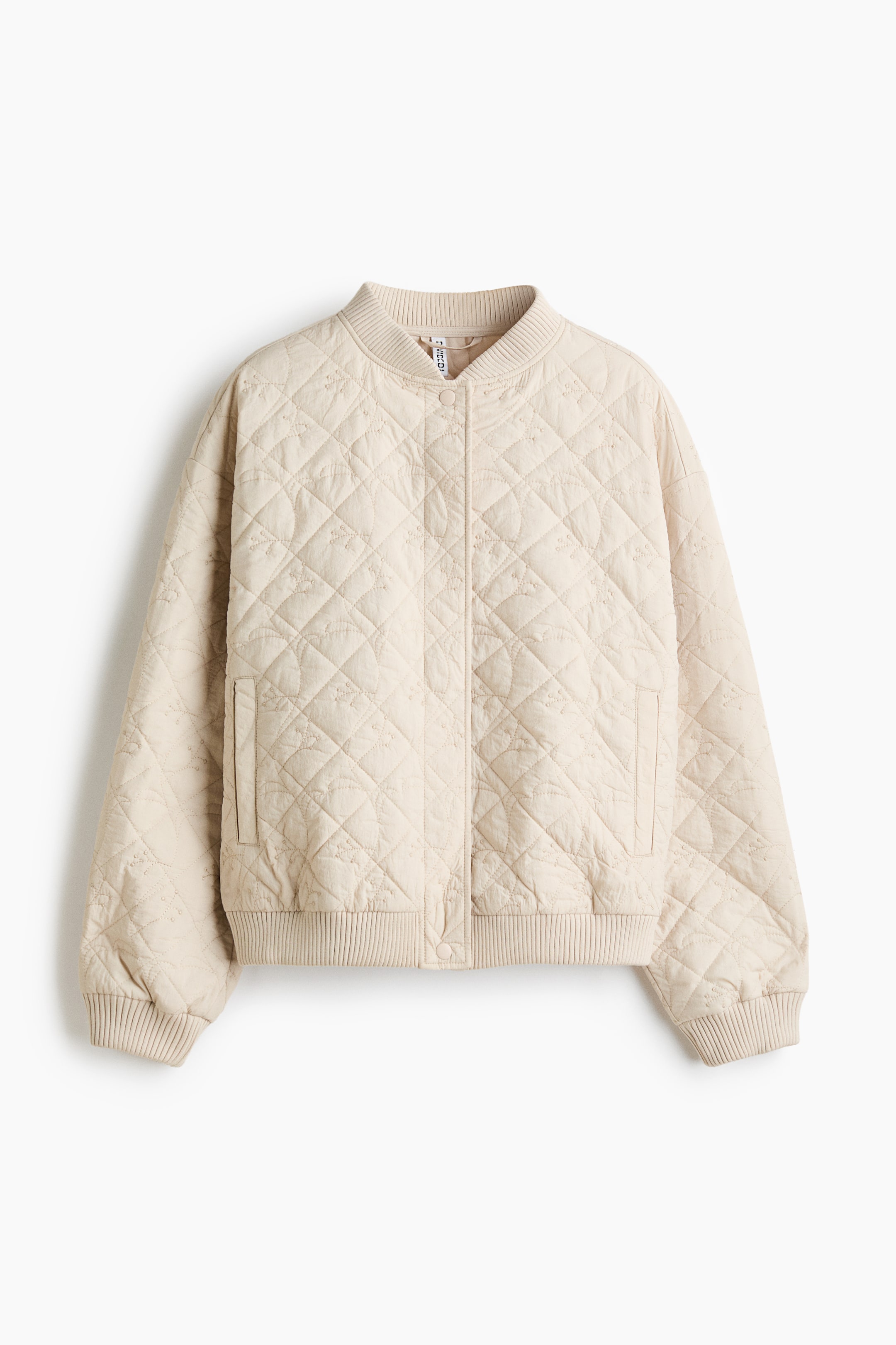 Agrandir l'image: Bomber matelassé - Beige clair | H&M FR 1