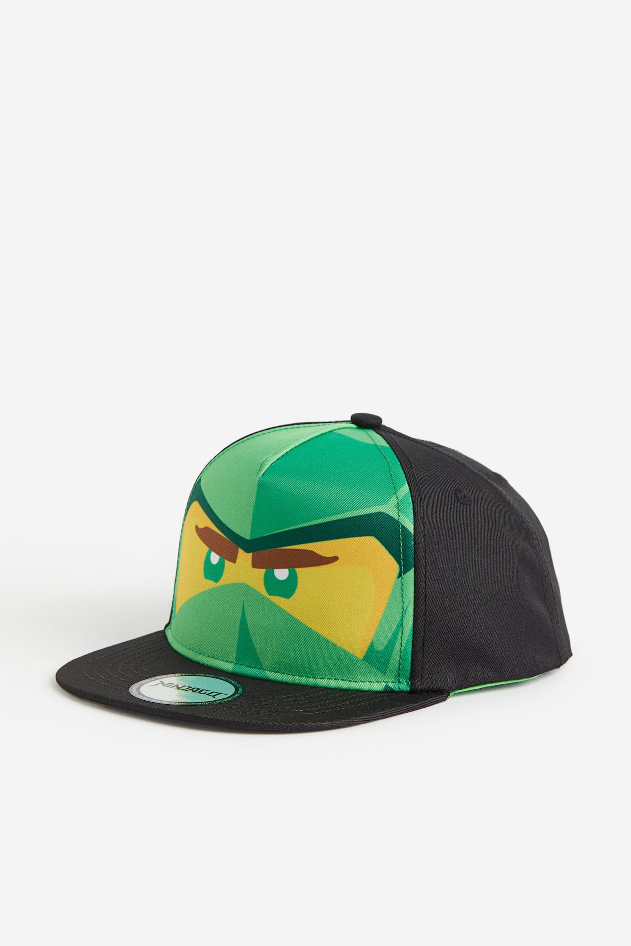 Bright green/LEGO Ninjago Motif-detail cap for kids | H&amp;M MY