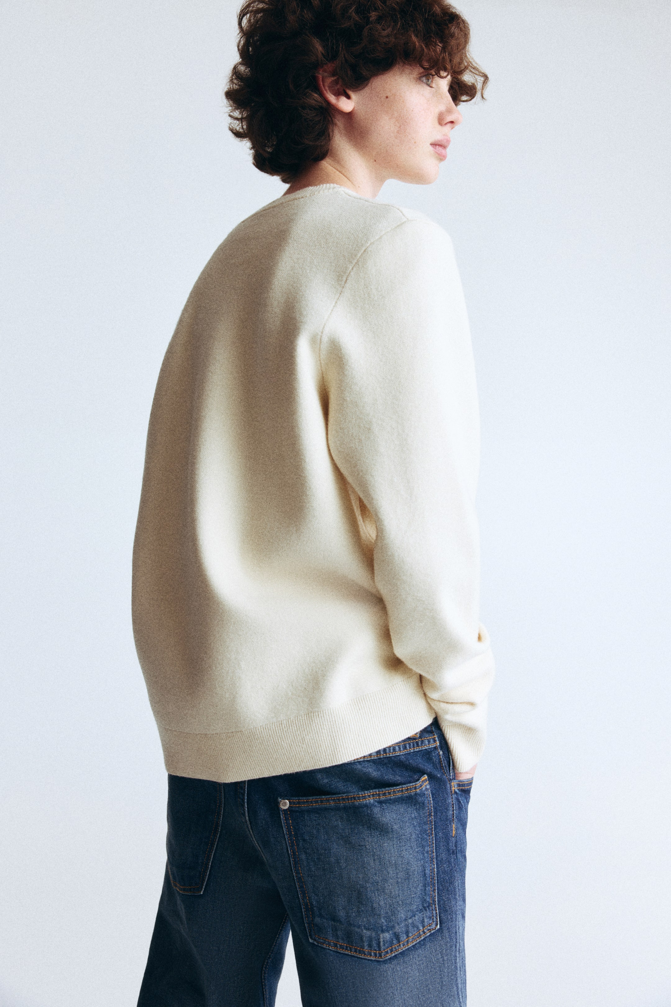 Ver imagen más grande: Relaxed Tapered Fit Jeans - Azul denim oscuro - NIÑOS | H&M ES 3