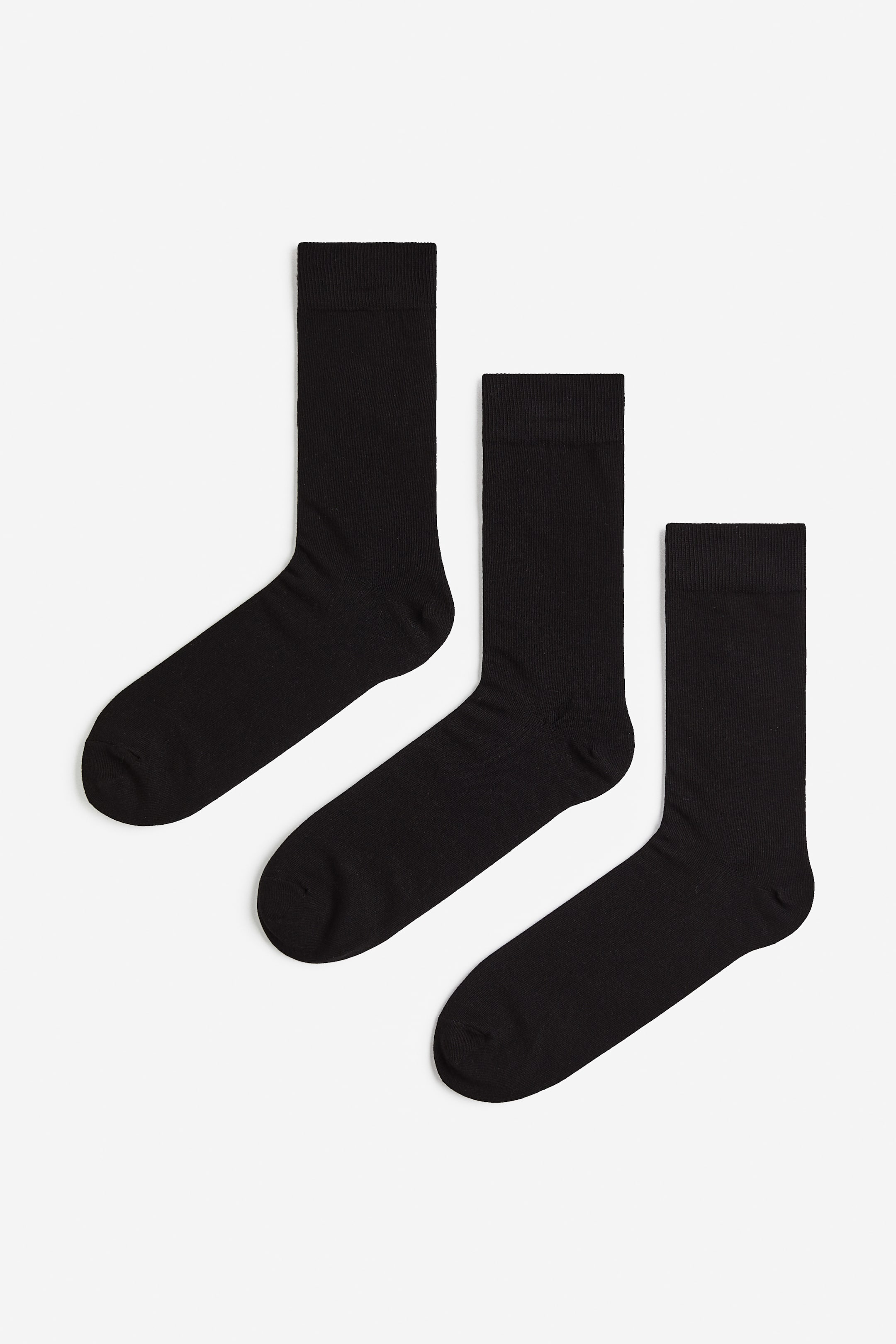 View larger image: 3-pack socks - Black - Men | H&M IN 1