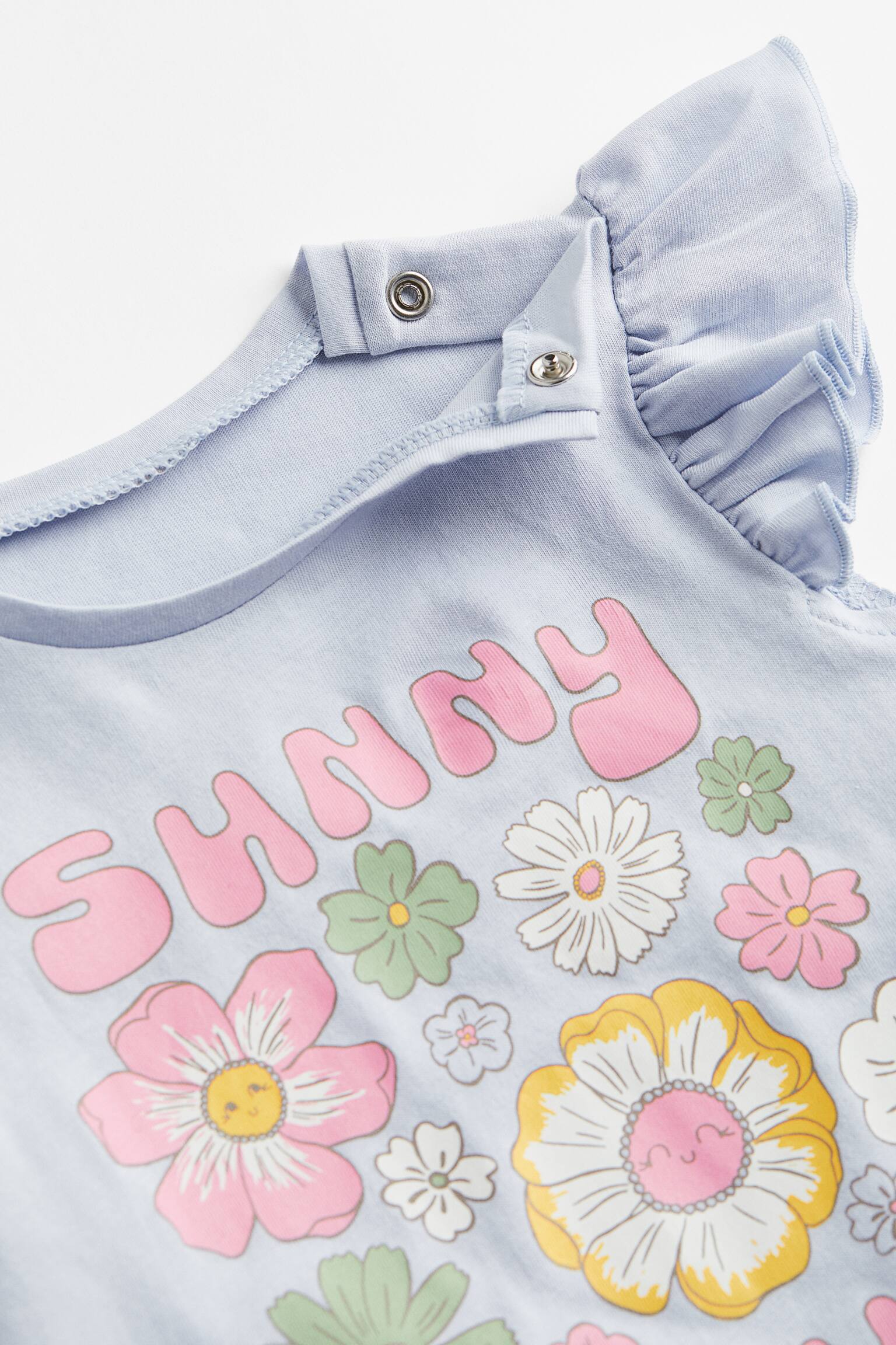 Print Tee - Light blue/Sunny Days/White/Pink floral/Light yellow/Full of Sunshine - 2