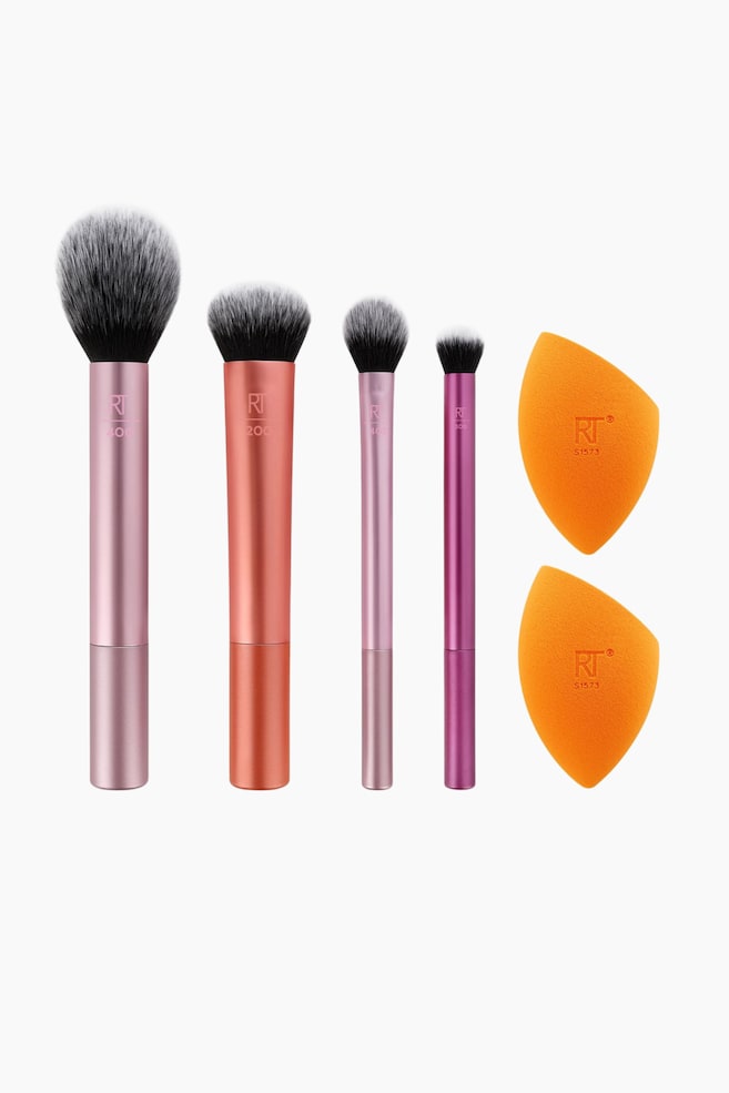 Everyday Essentials Makeup Brush Set - Face + Eye + Cheek - 1