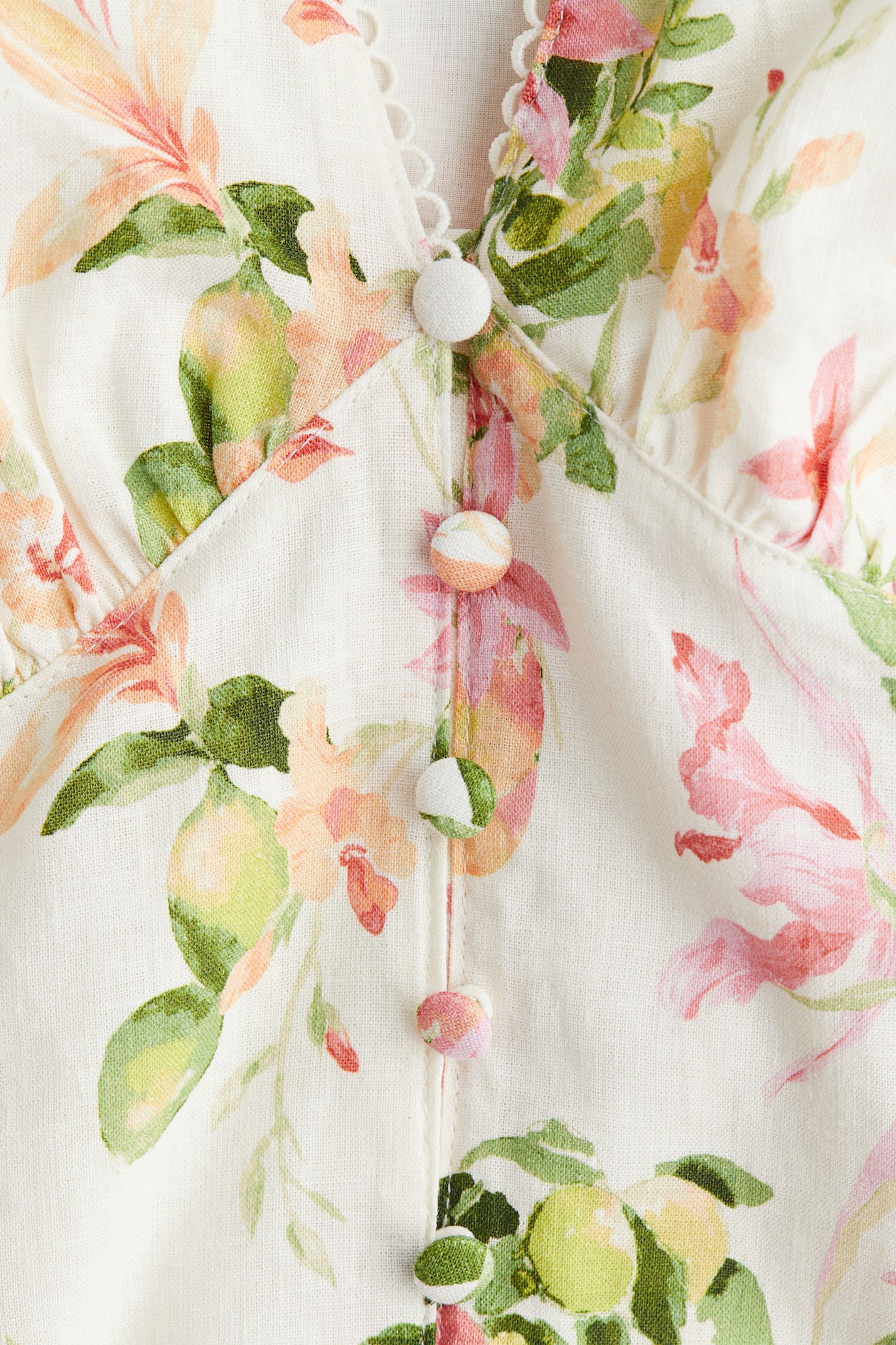 Linen-Blend Dress - image 5
