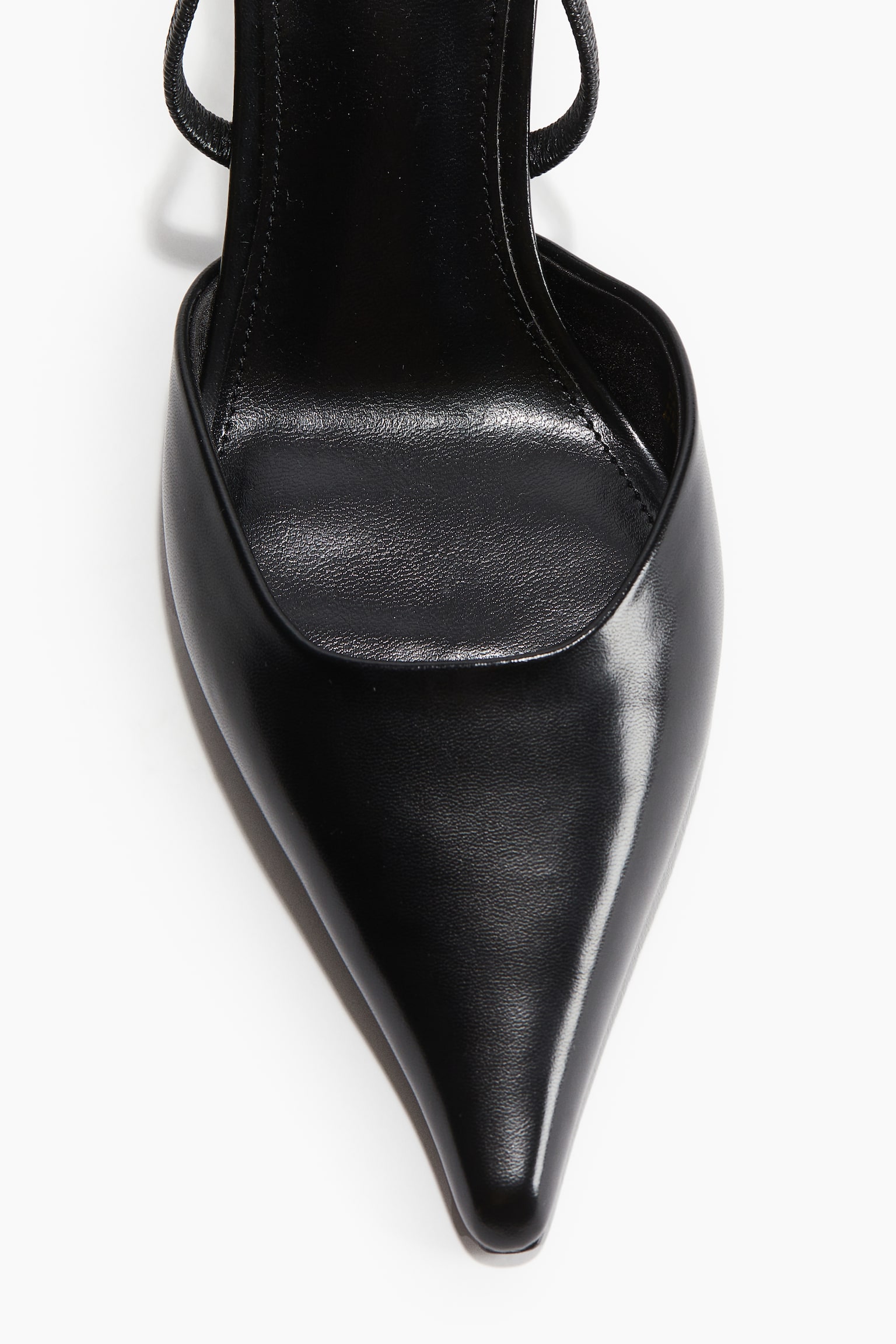 Slingback Pumps - Black - 5